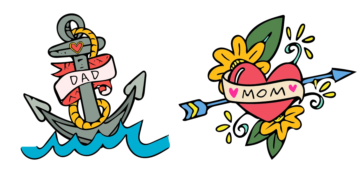 Look for these babes on an upcoming Mother's & Father's Day set of greeting cards!