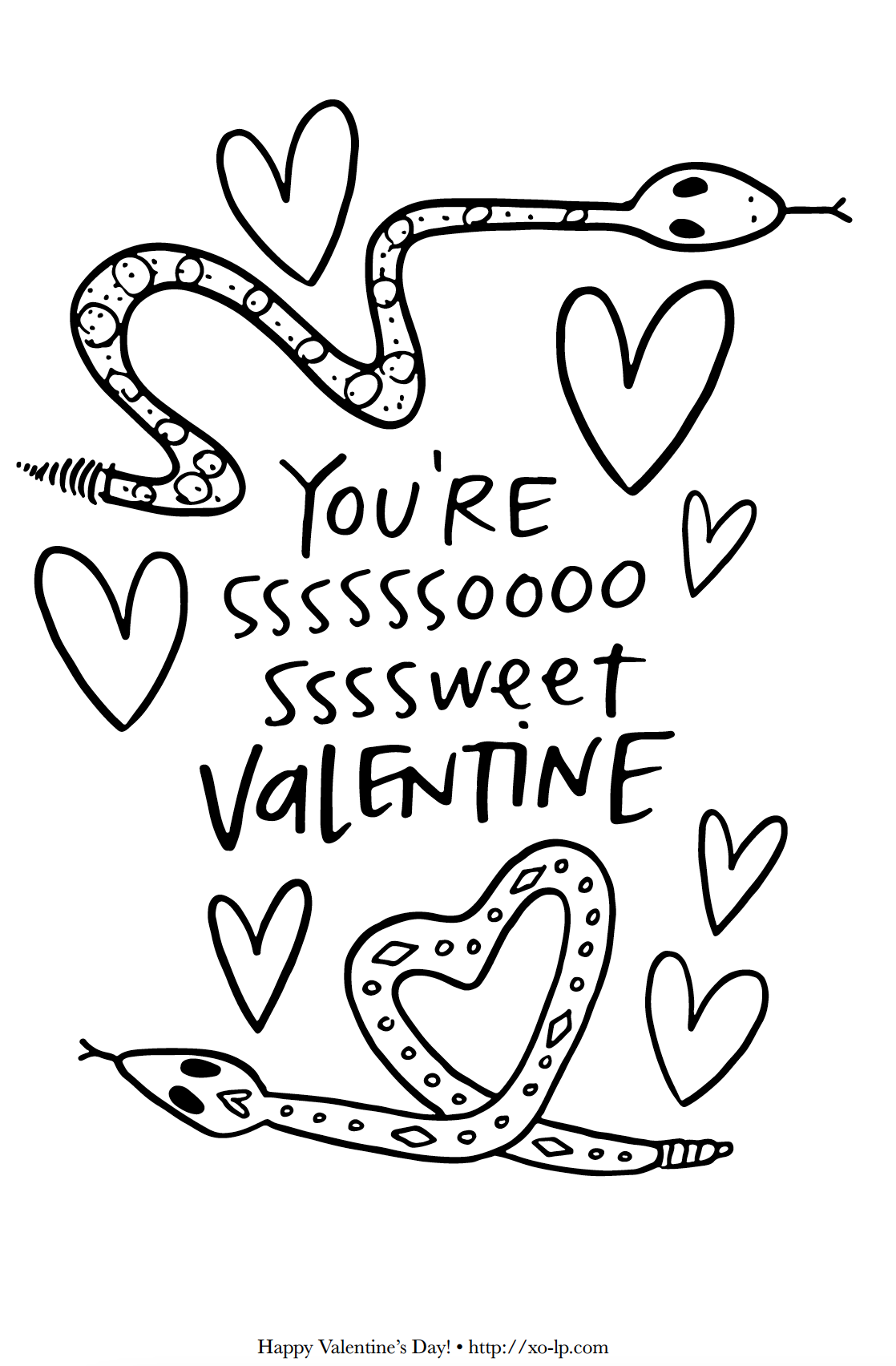 Snake Valentines