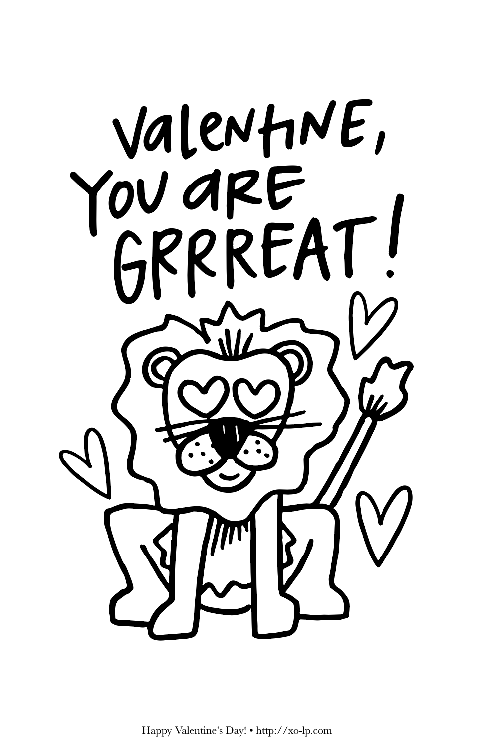 Lion Valentines