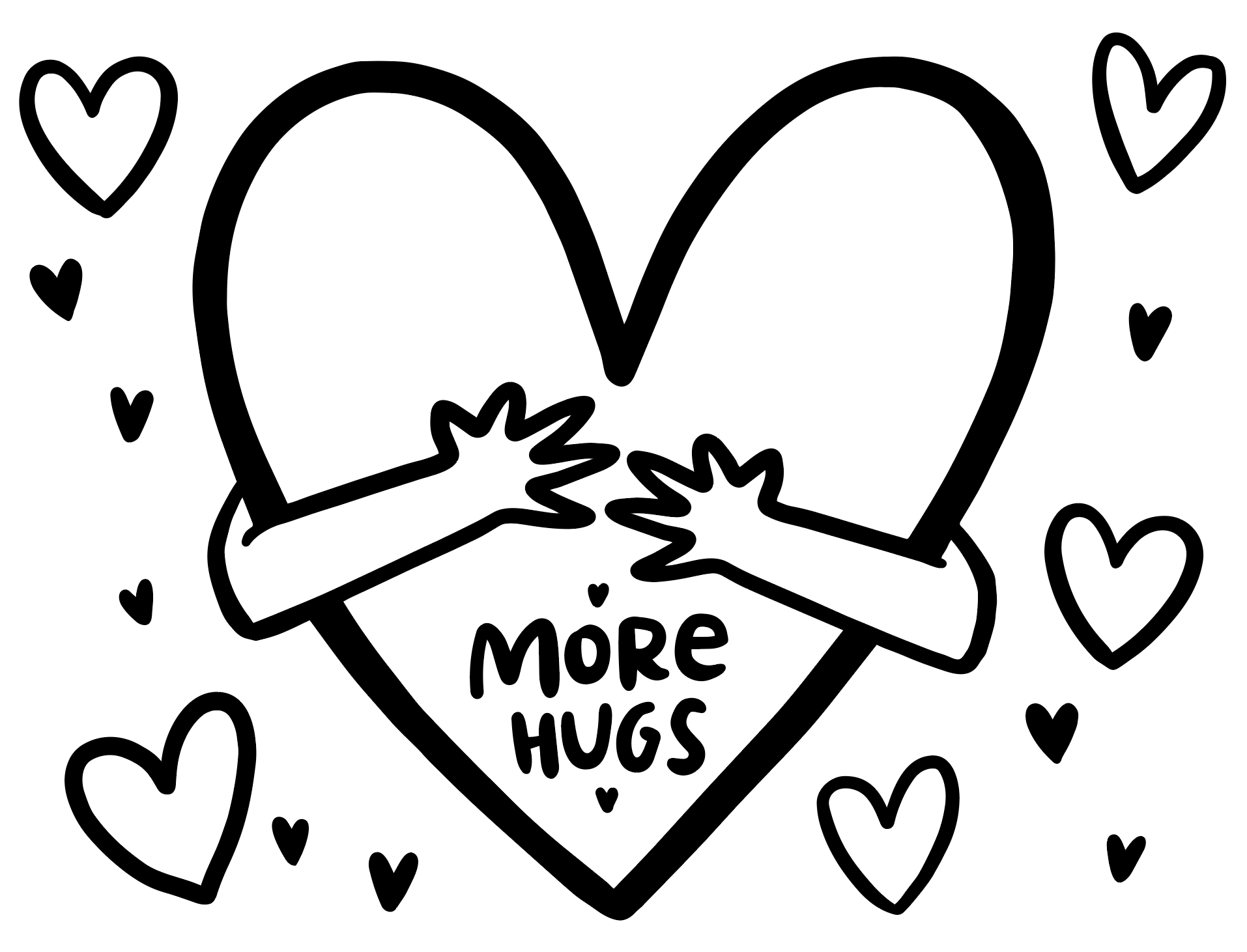 More Hugs [Free Printable]