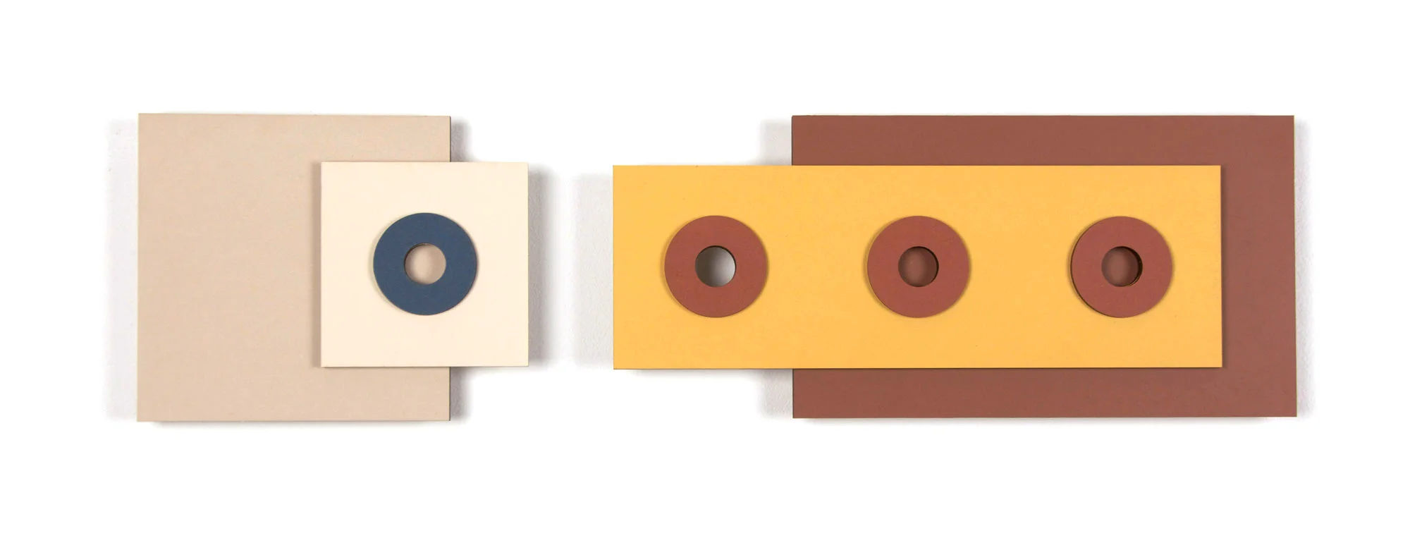 Library on Cowlishaw Street, 2014, acrylic paint and MDF, dimensions variable