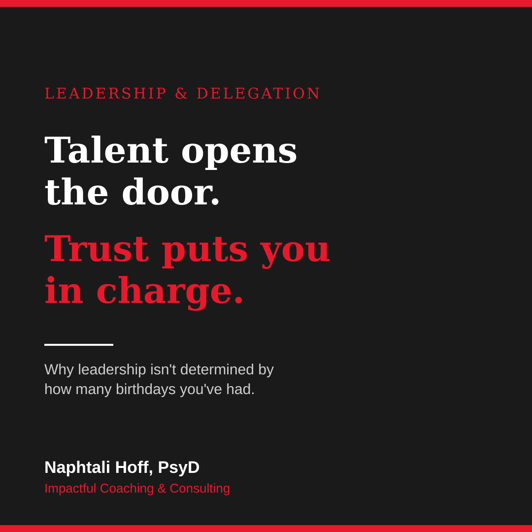 Trust Puts You in Charge