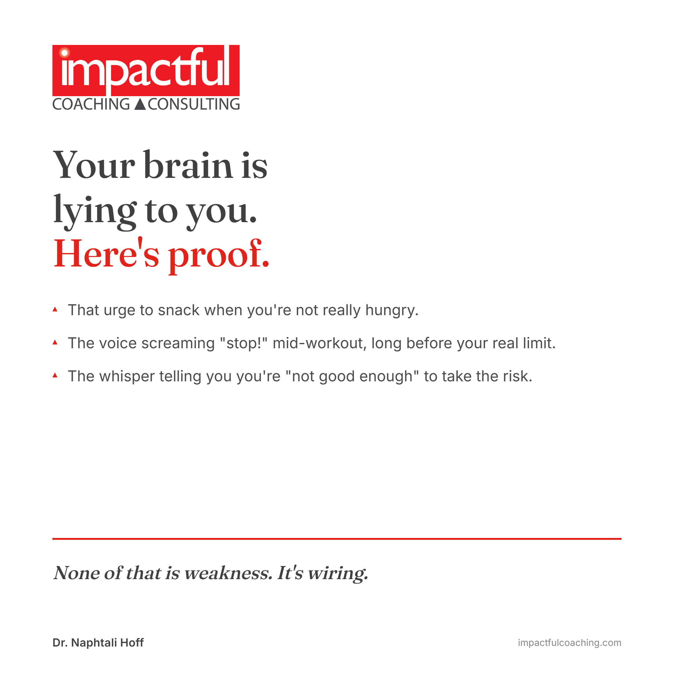 Your Brain Is Lying to You. Here's Proof.