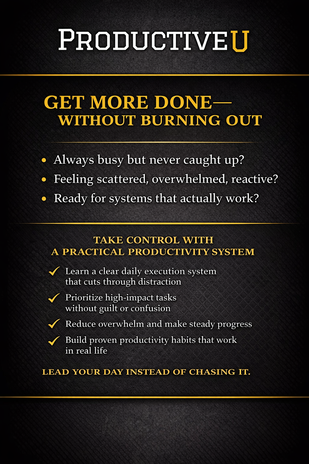 ProductiveU Training