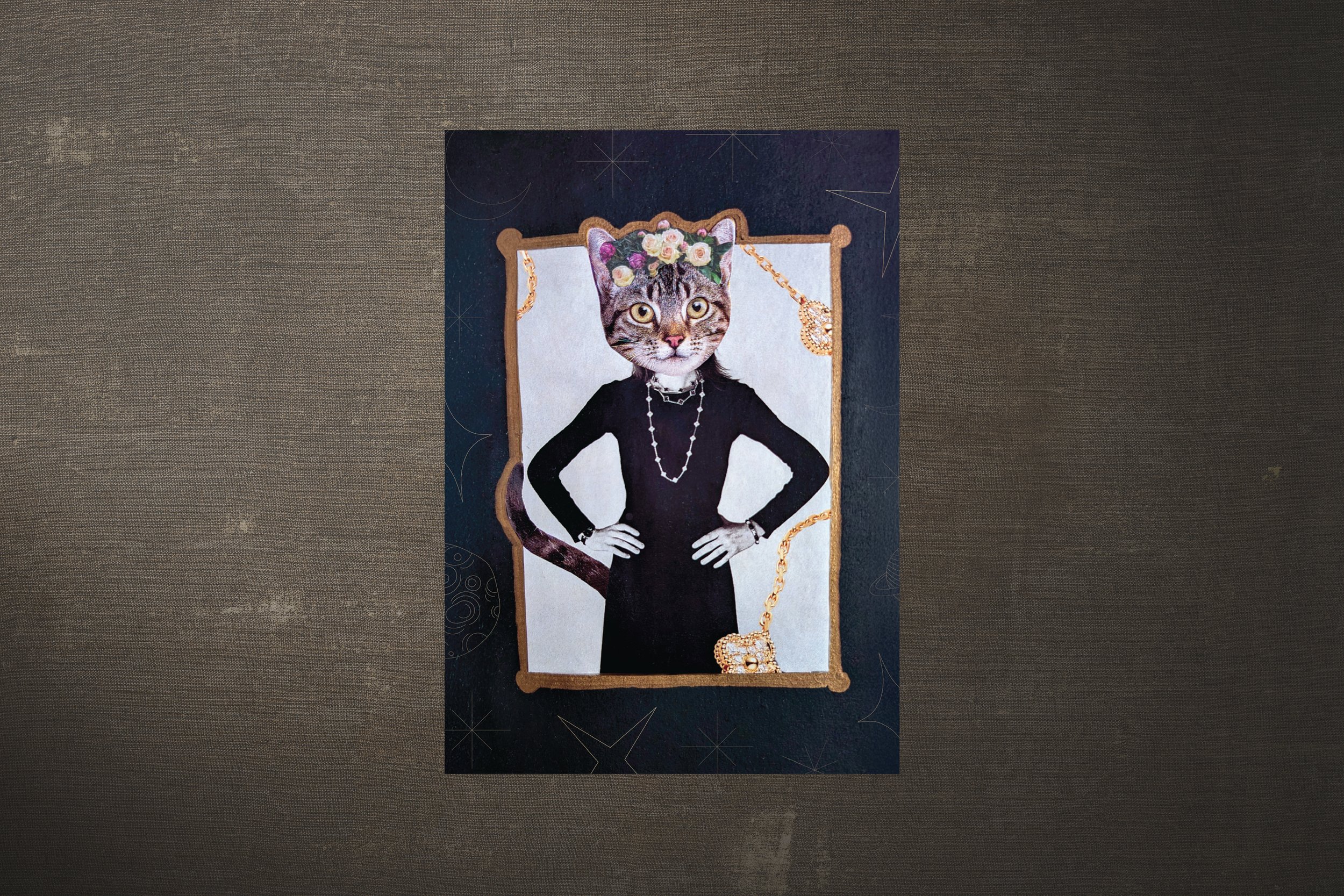 Cosmic Cat Lady Goddess w/ mat (Copy)