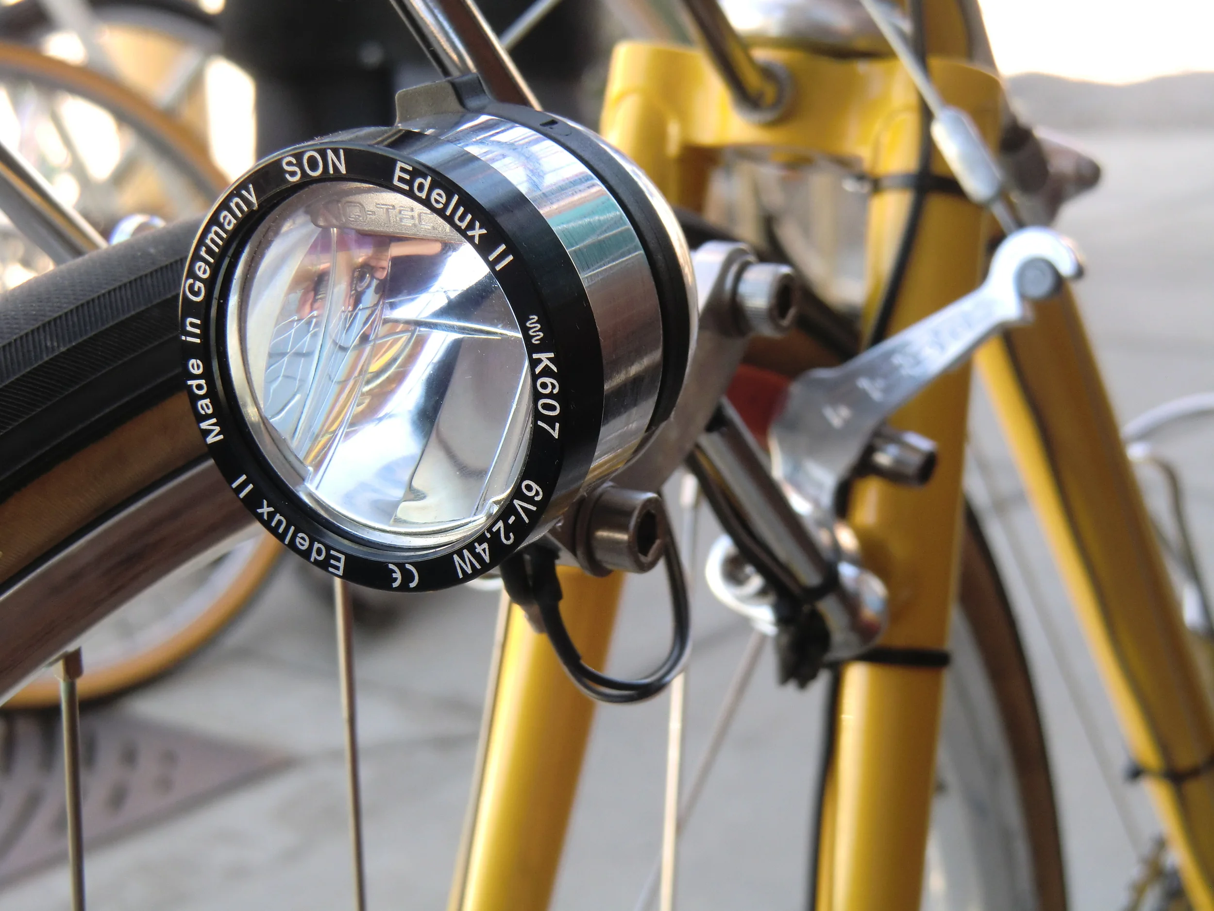 Edelux head lamp by Schmidt.