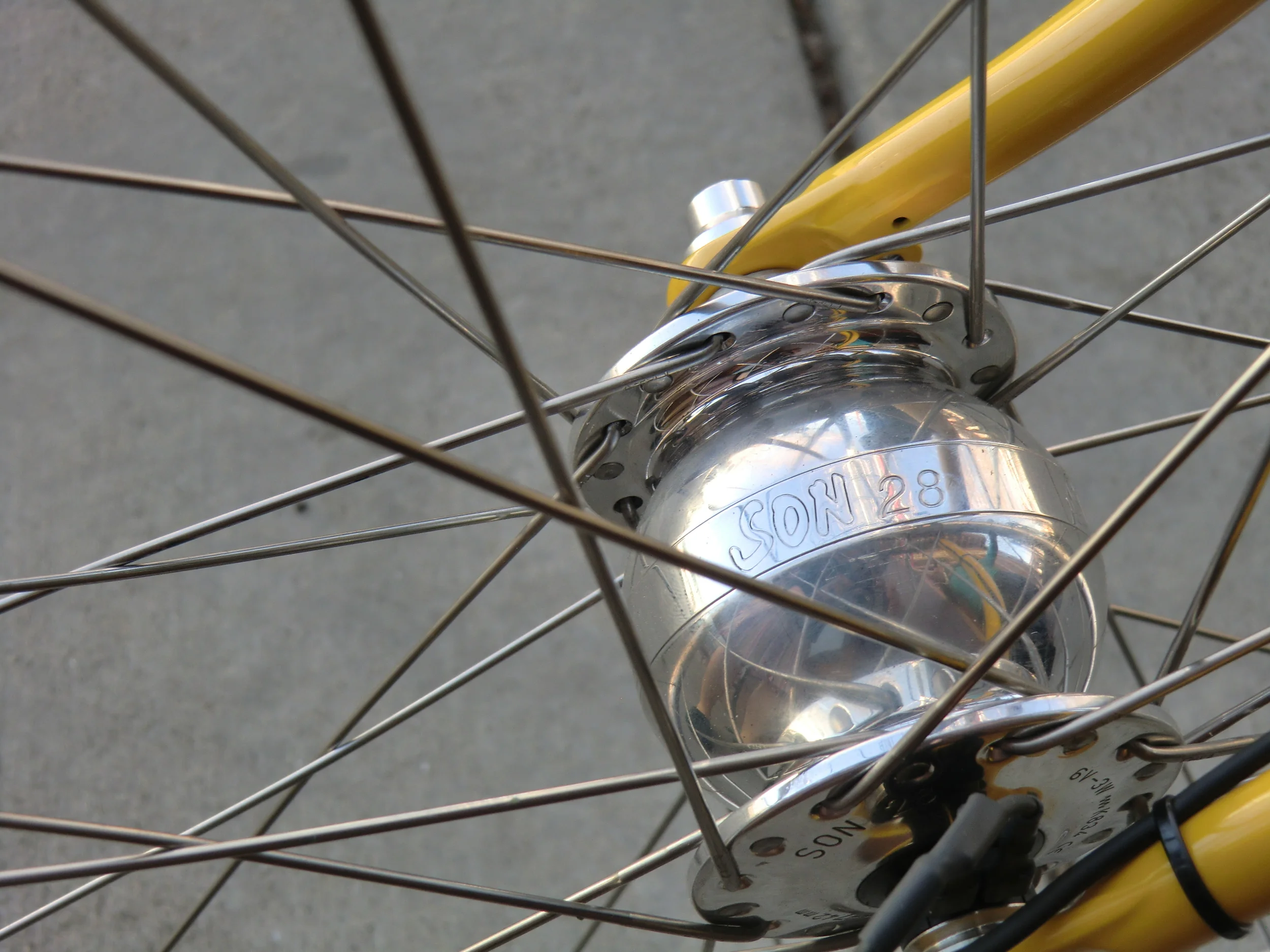 SON hub and new bespoke wheel set