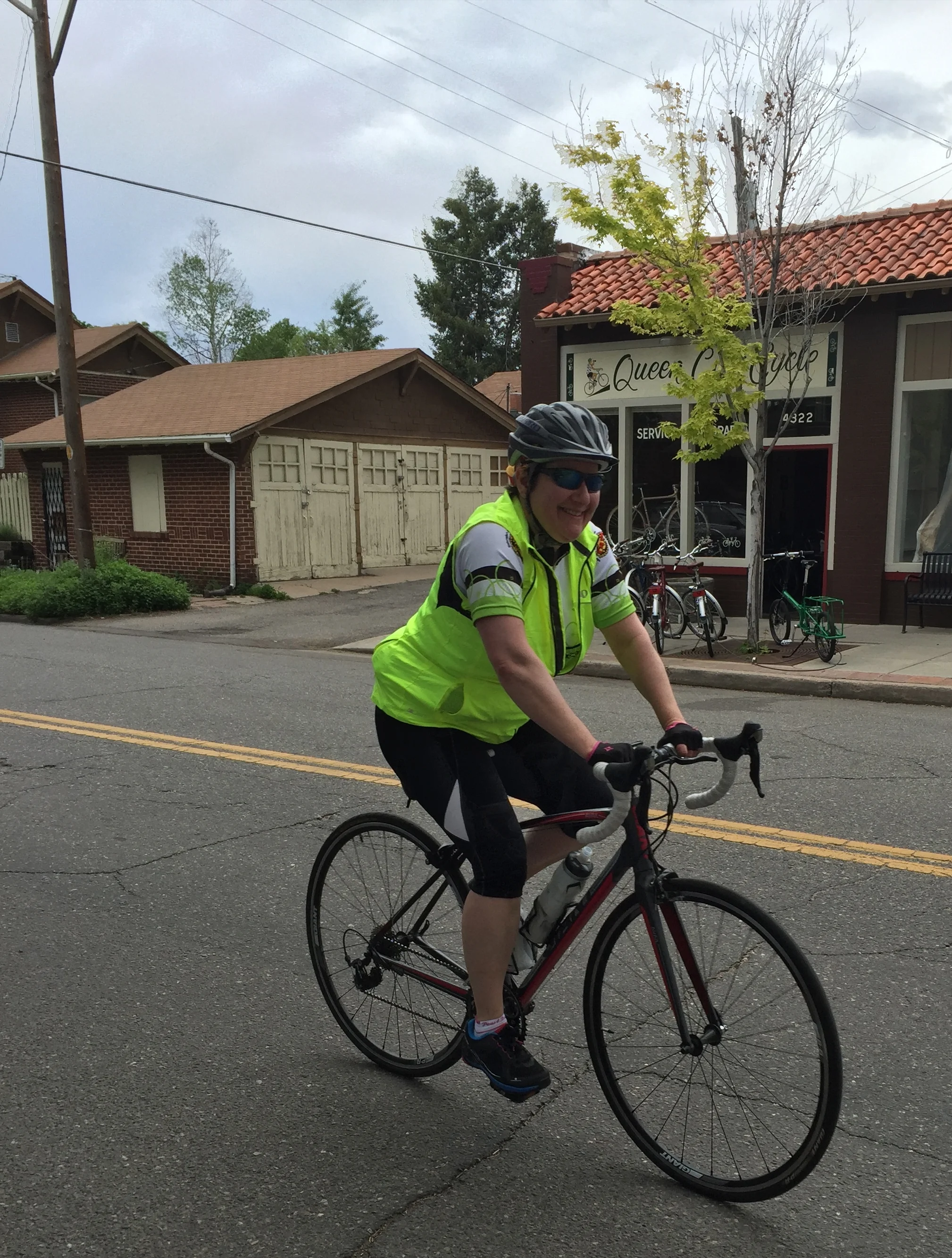 bicyclists are happy and friendly