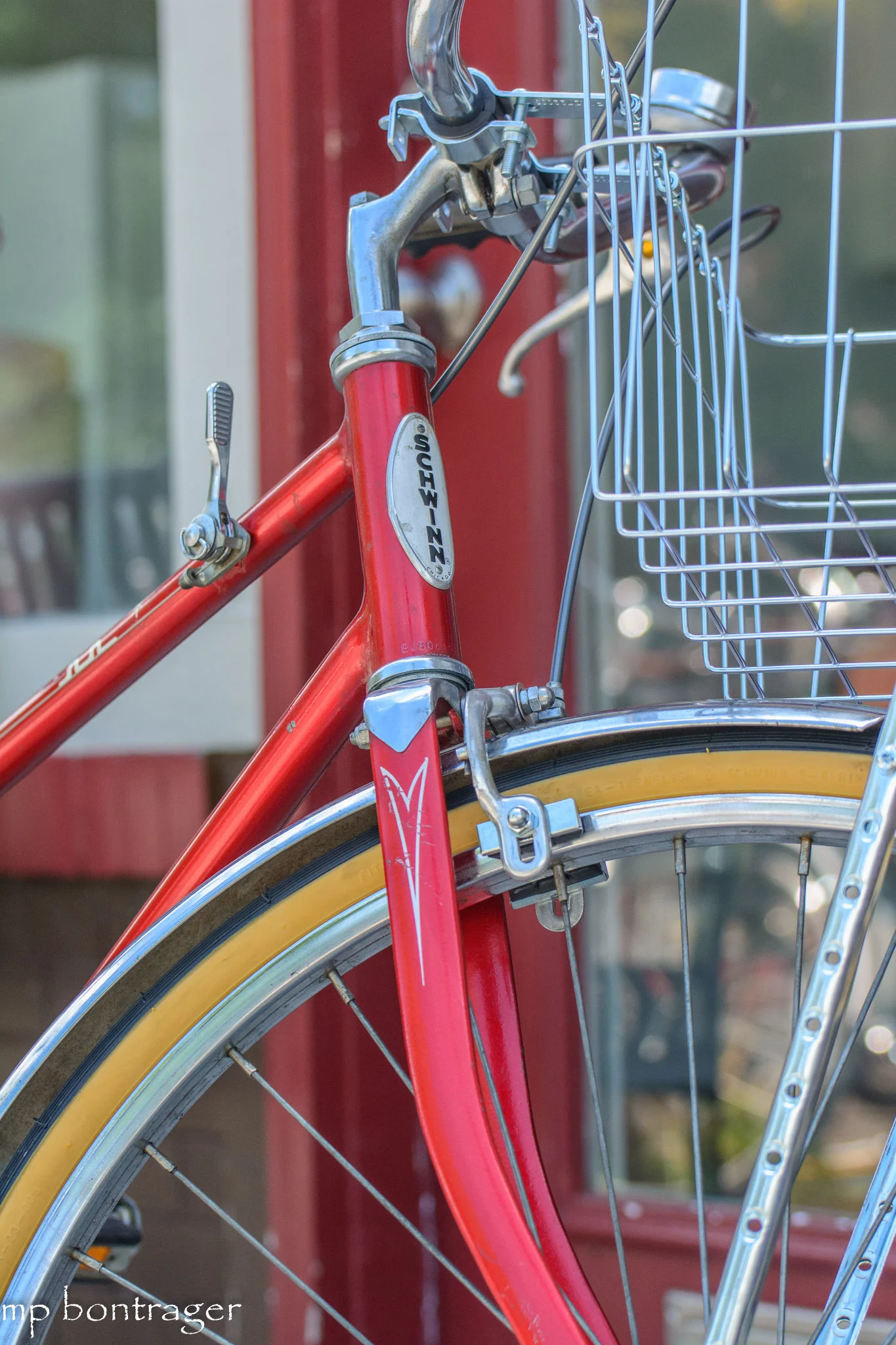 New Wald front basket, gum wall tires are all that was needed