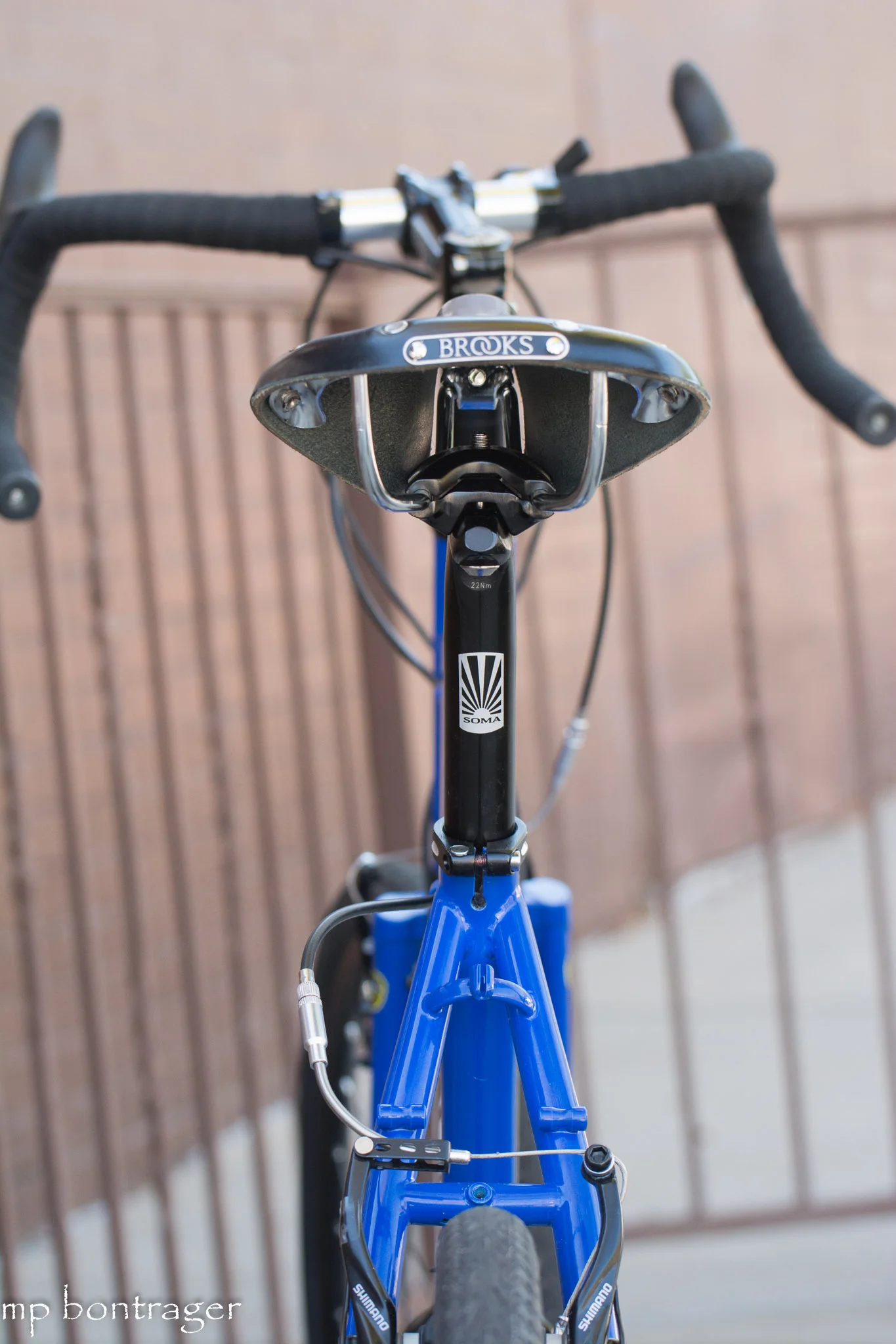 Soma seat post, Brook's leather saddle