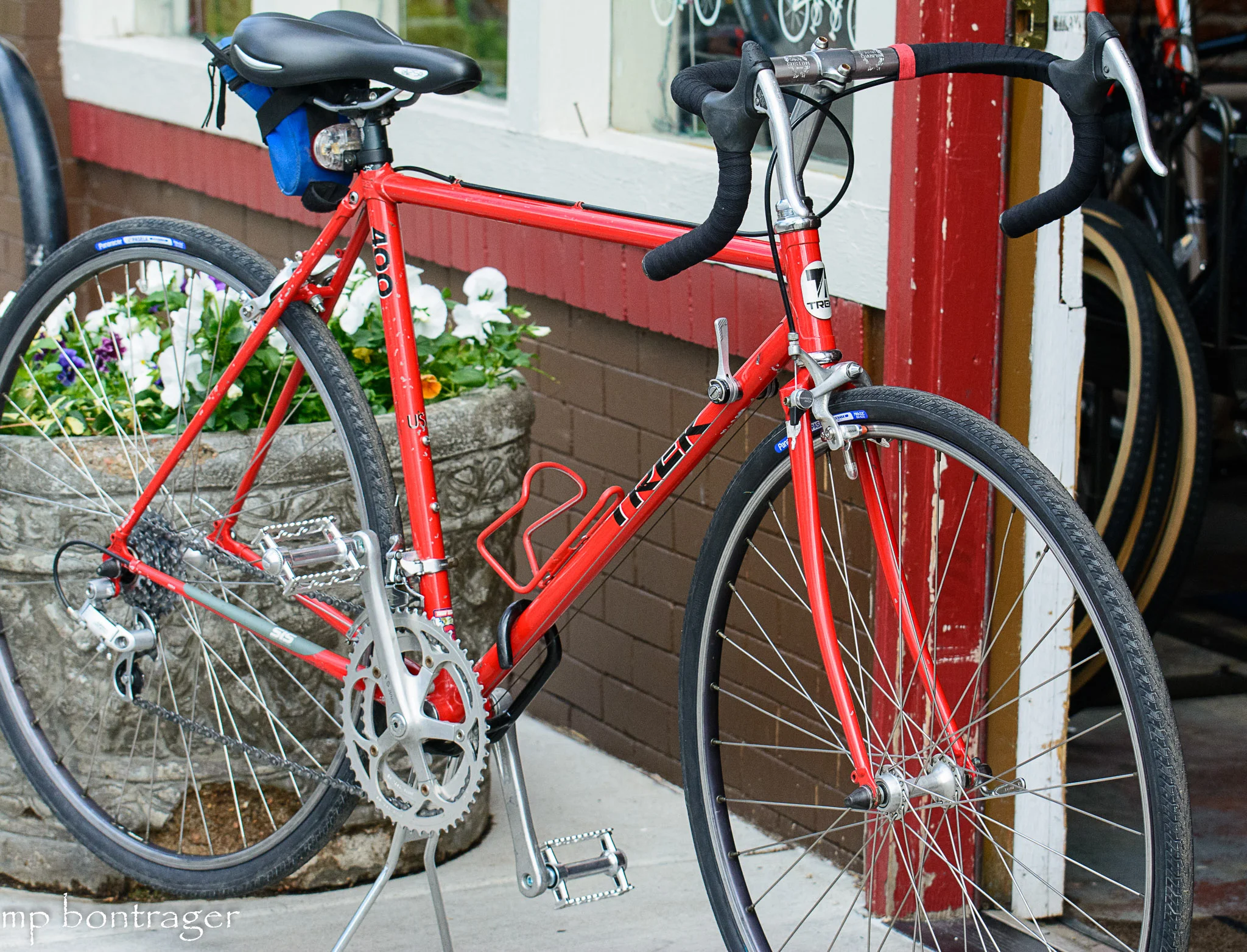 lugged steel Trek road bike