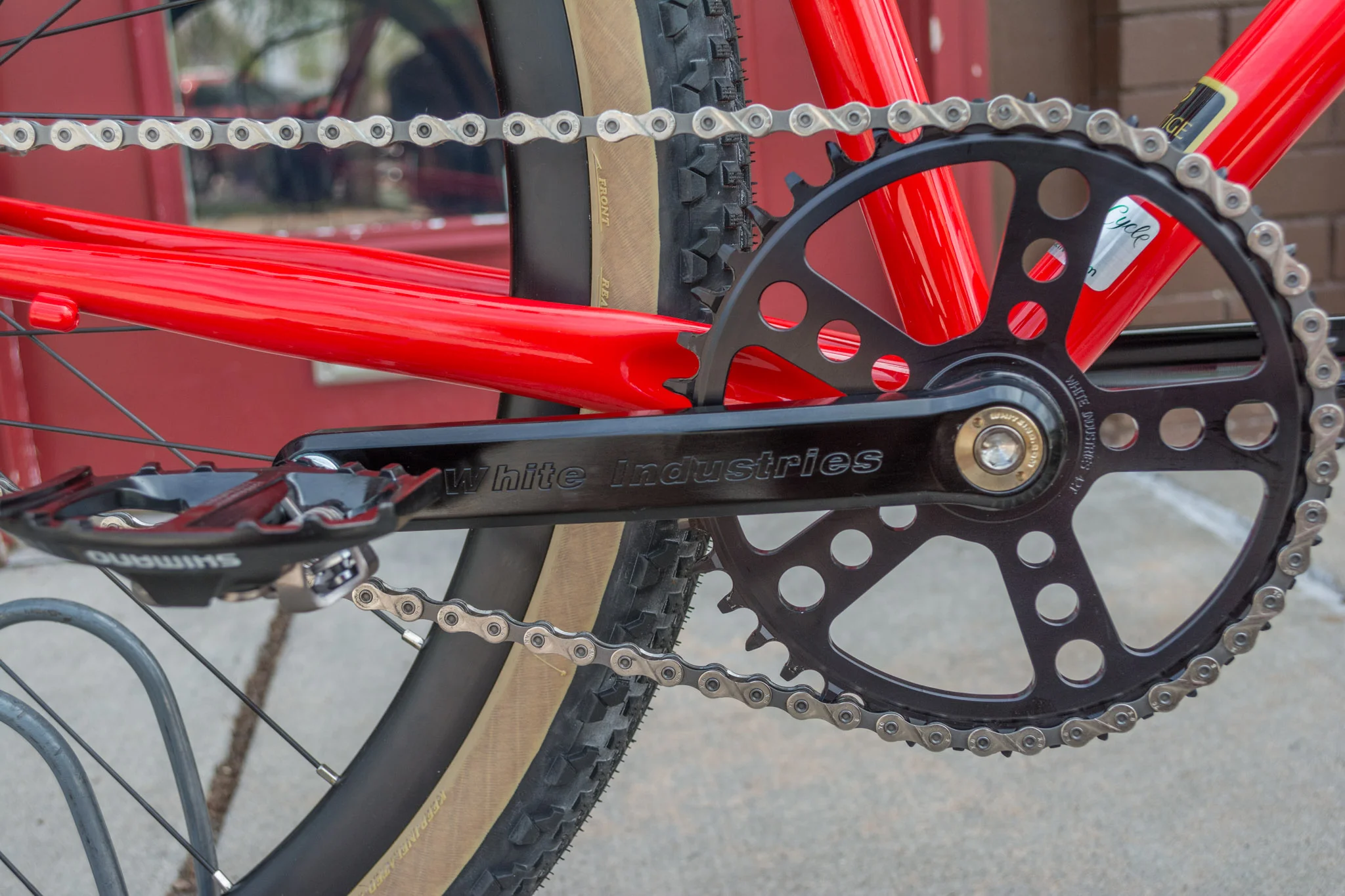 White Industries cranks and chainring, Soma Cazander tires