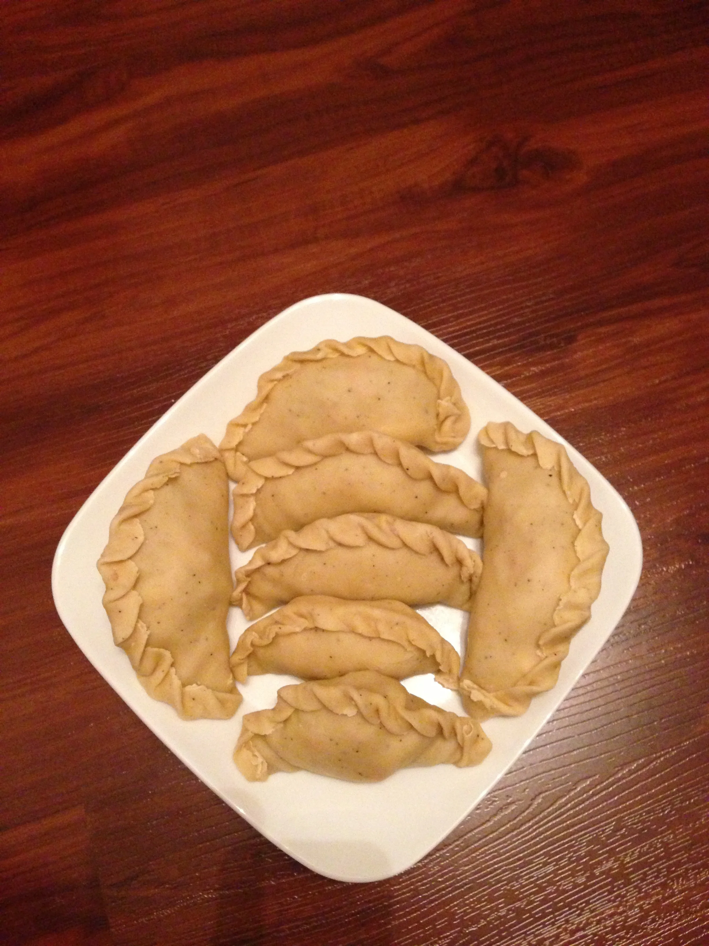 Home made Indonesian snack, pastel goreng.