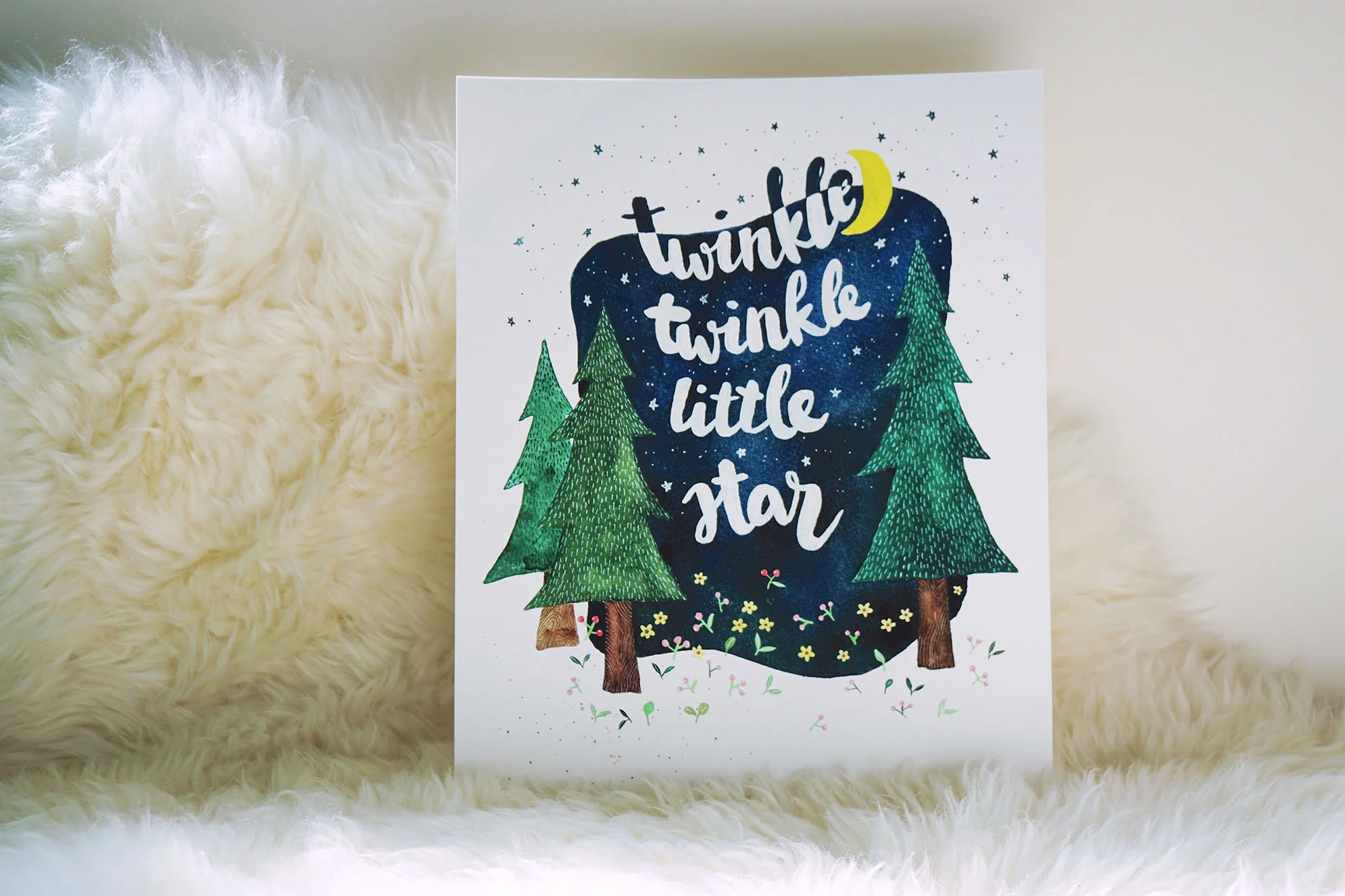 Twinkle Twinkle Little Star 8"x10" Art Print