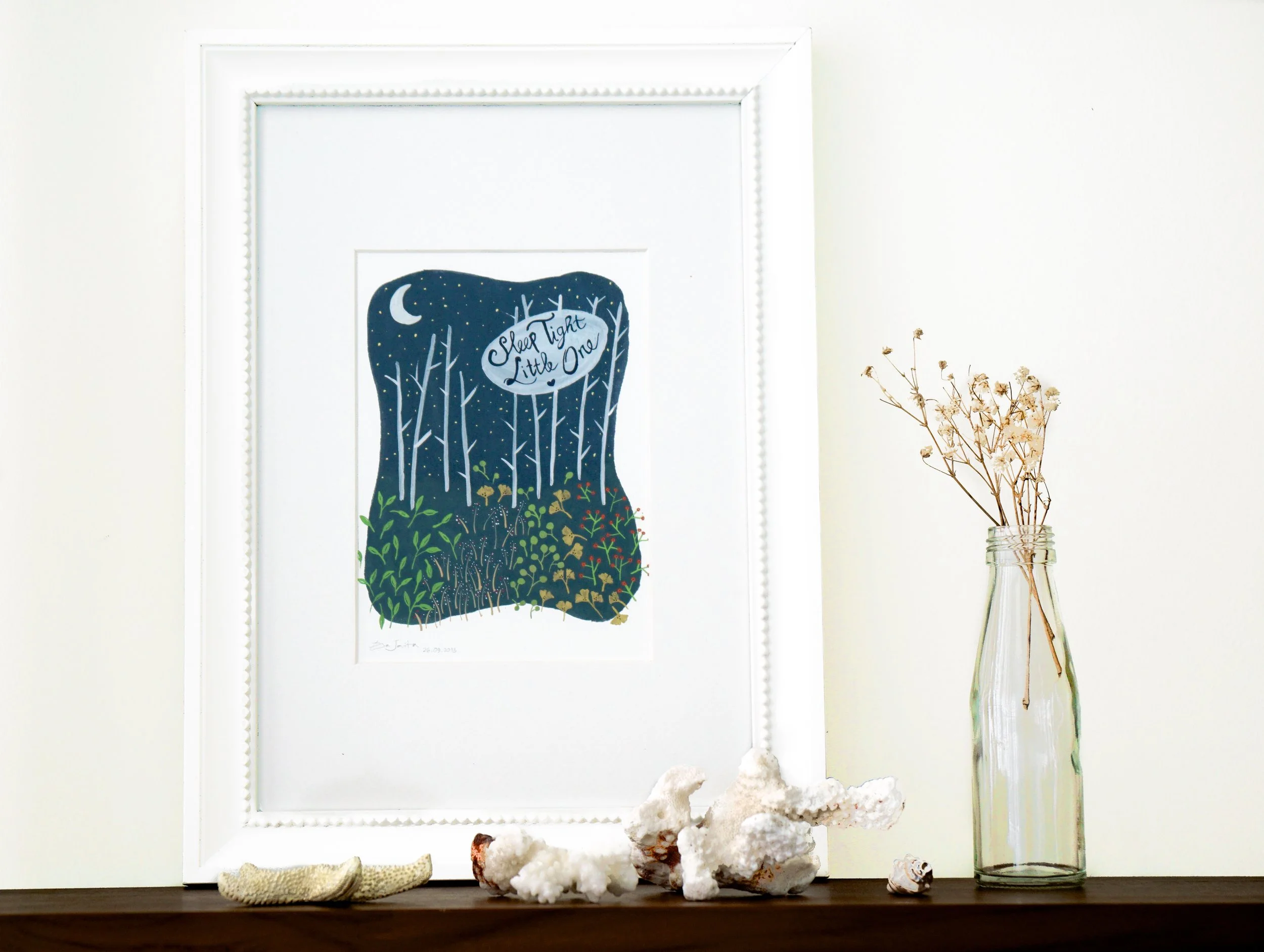 Sleep Tight Little One 8"x10" Art Print