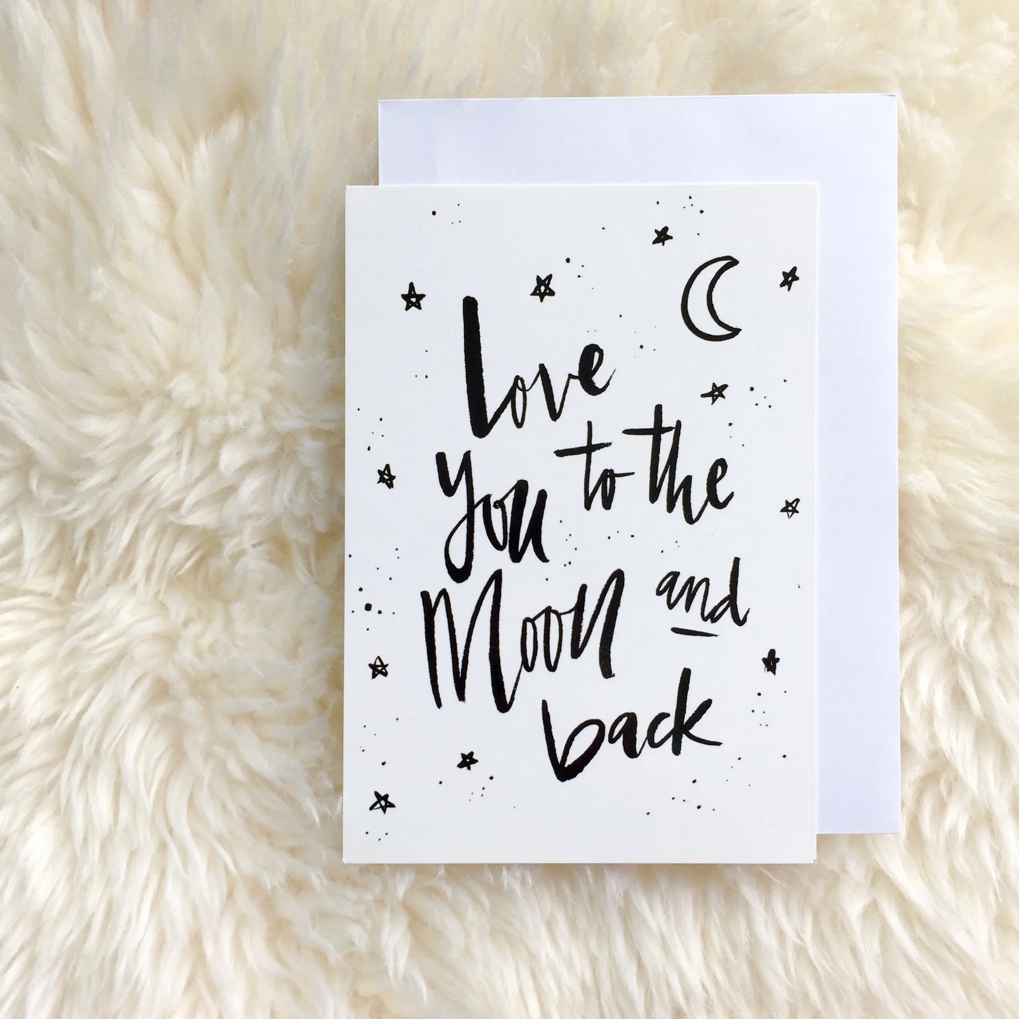 Love You to the Moon and Back Card