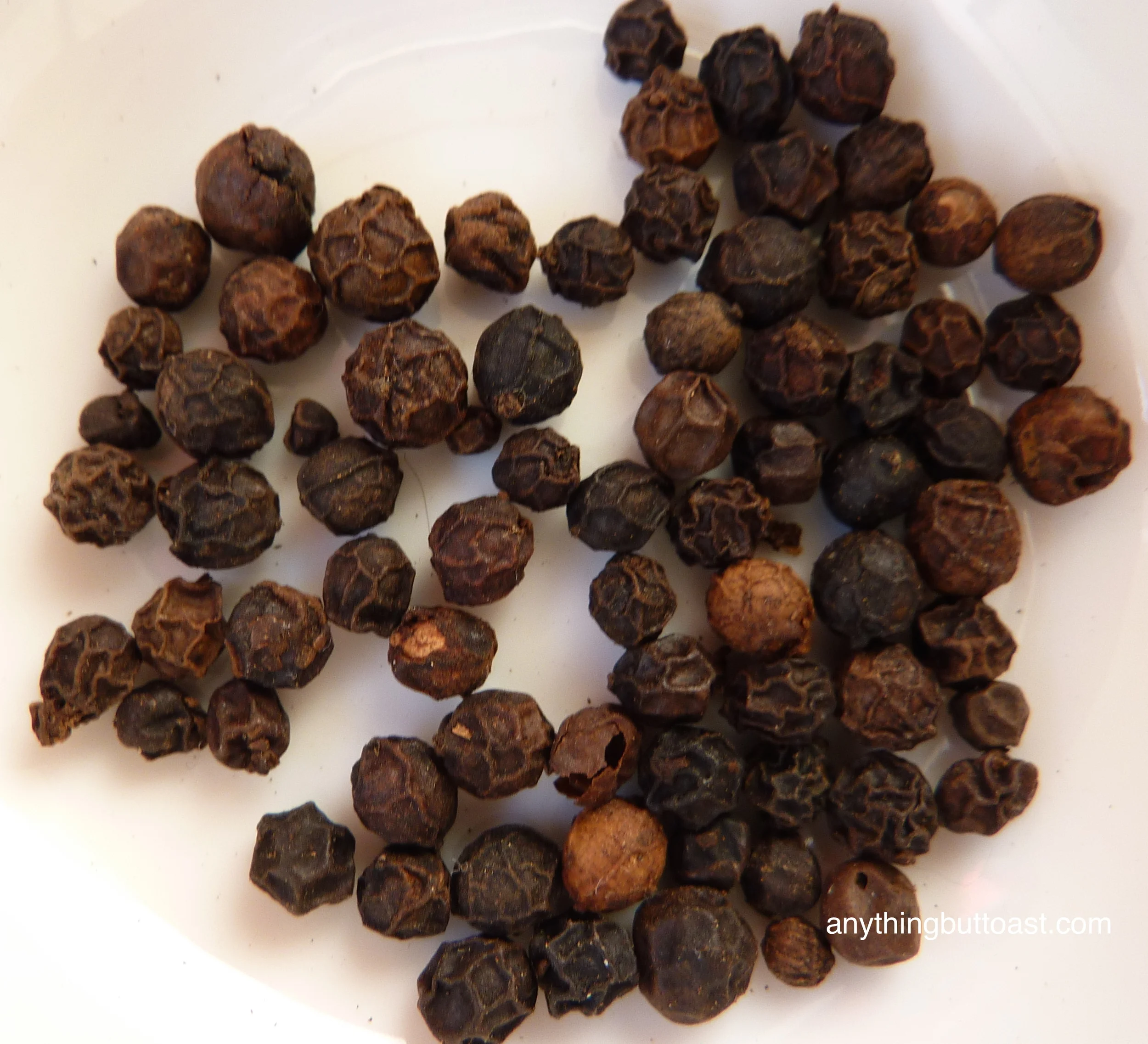 Black peppercorns