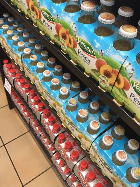 Italian and French soft drinks 