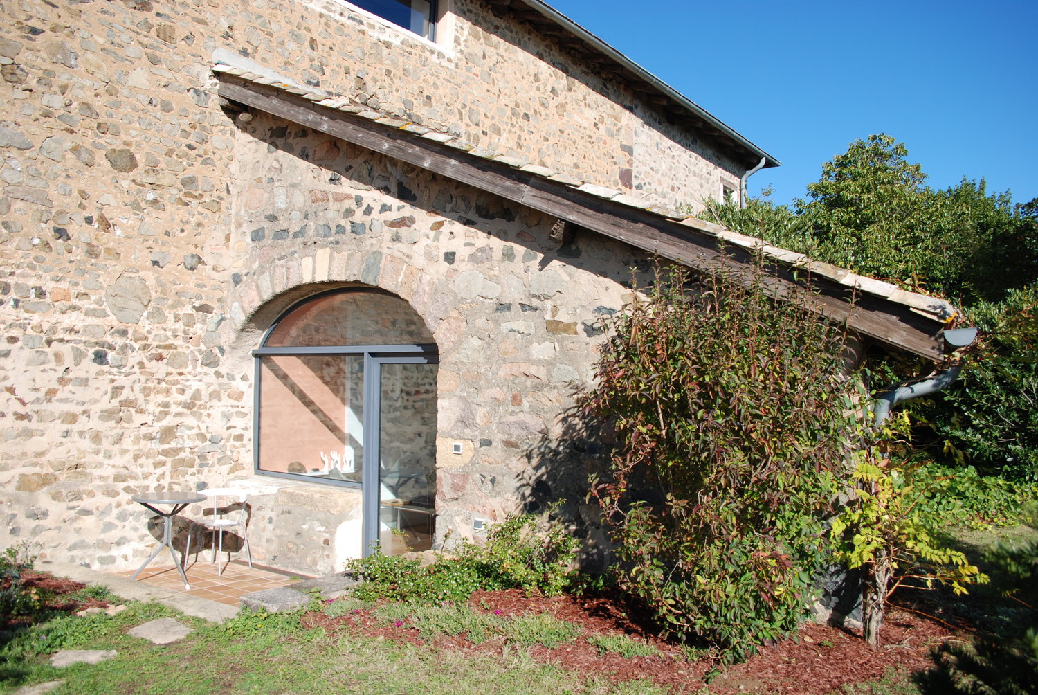 Fleurie - the terrace