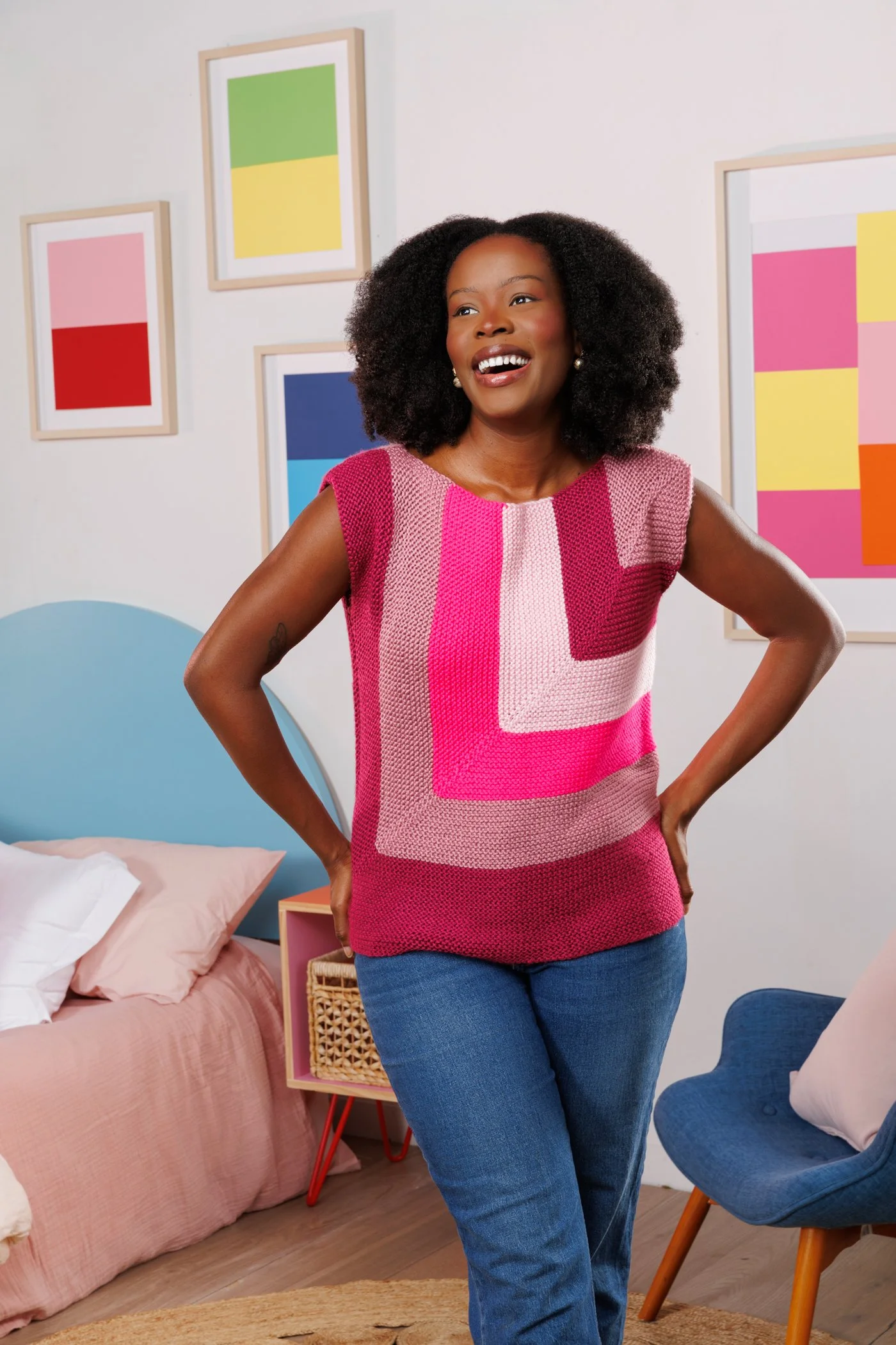 Caron Mitered Angled Knit Vest Pink-22-Edit.jpg