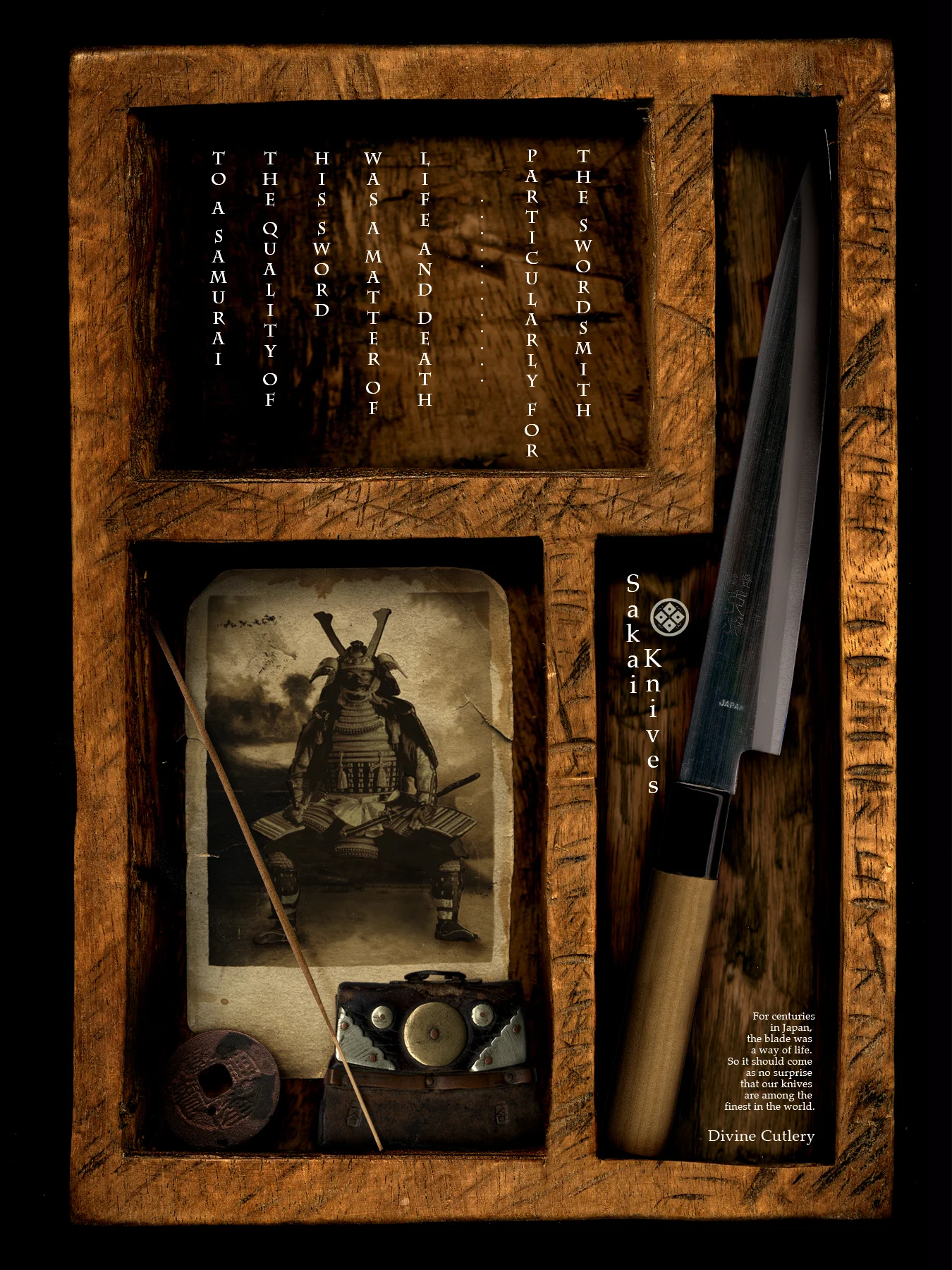 ​To a Samurai the quality of his sword was a matter of life and death. Particularly for the Swordsmith.