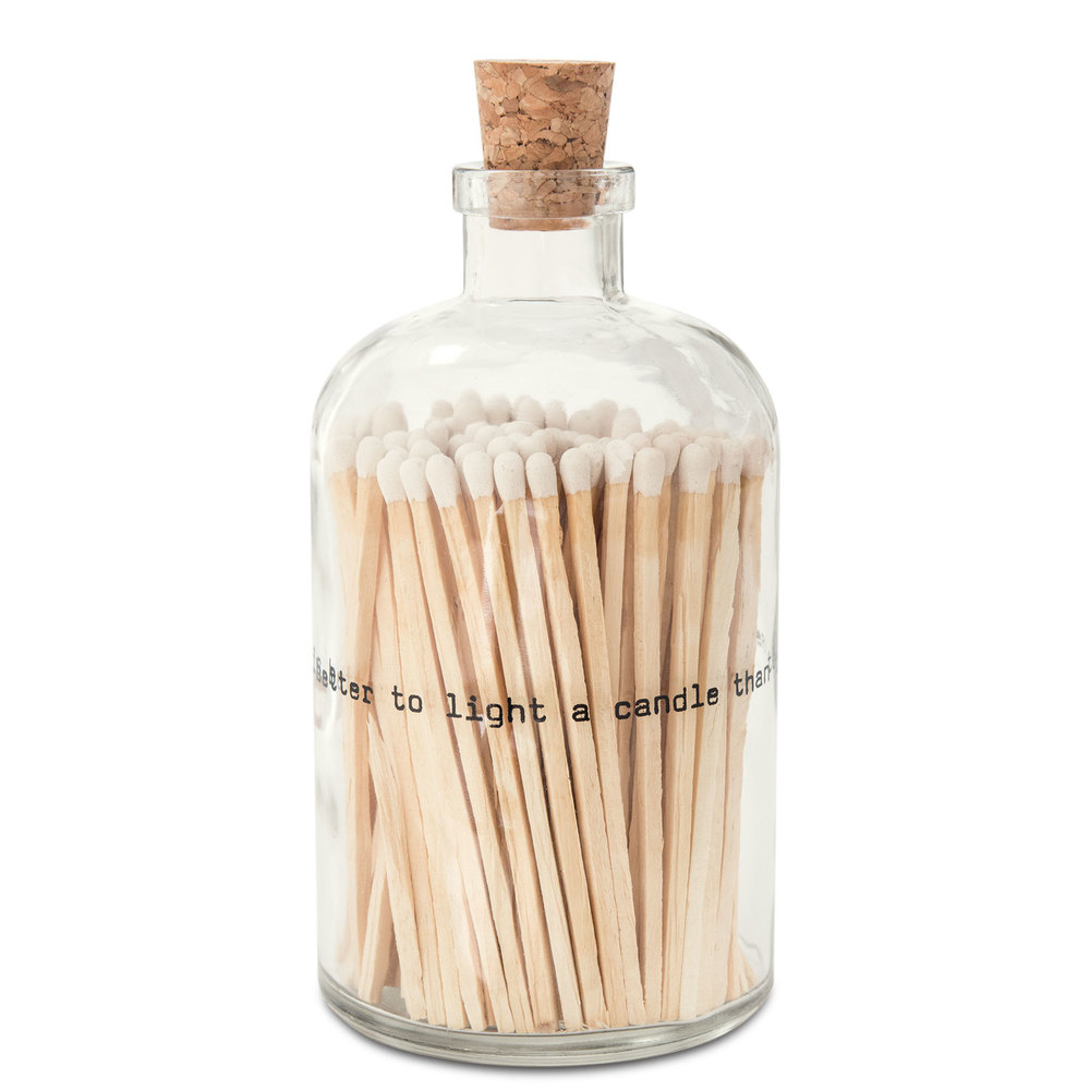 Fancy Wood Matches in Corked Vial – Enlighten the Occasion