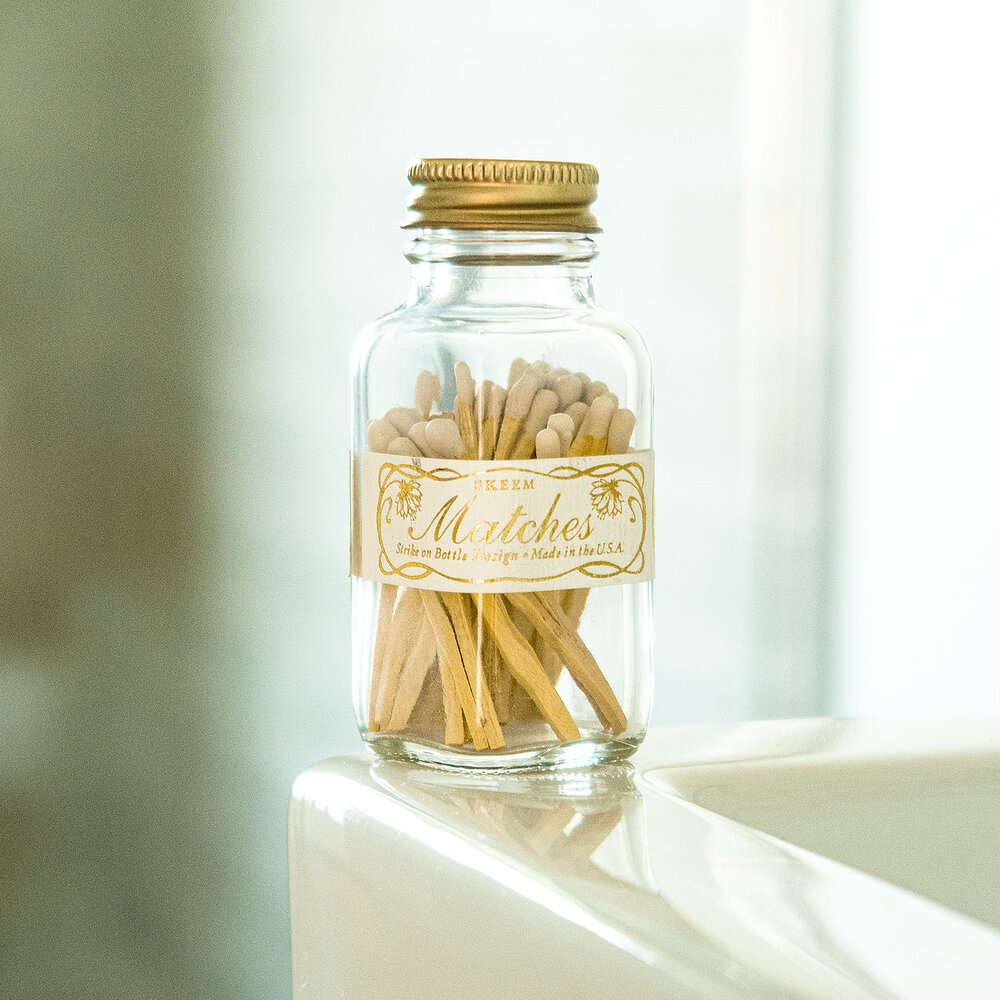 Decorative Matches in Glass Bottle — The Ecoporium