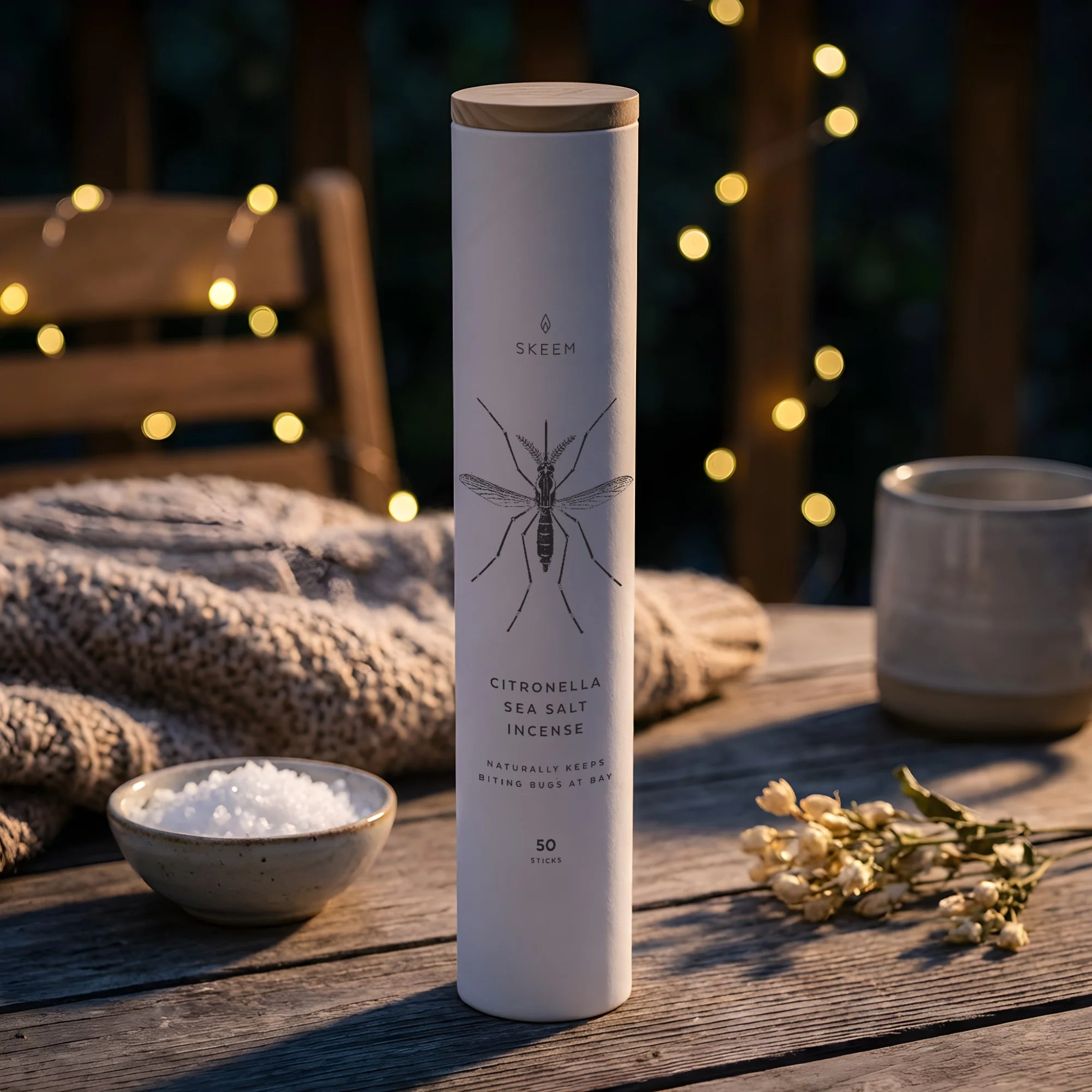 Citronella Sea Salt outdoor incense 50 sticks — Skeem Design