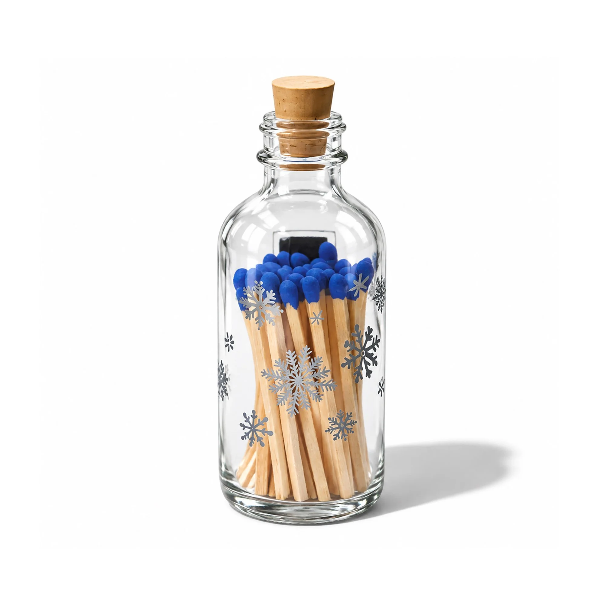 Snowflake Mini Apothecary Match Bottle