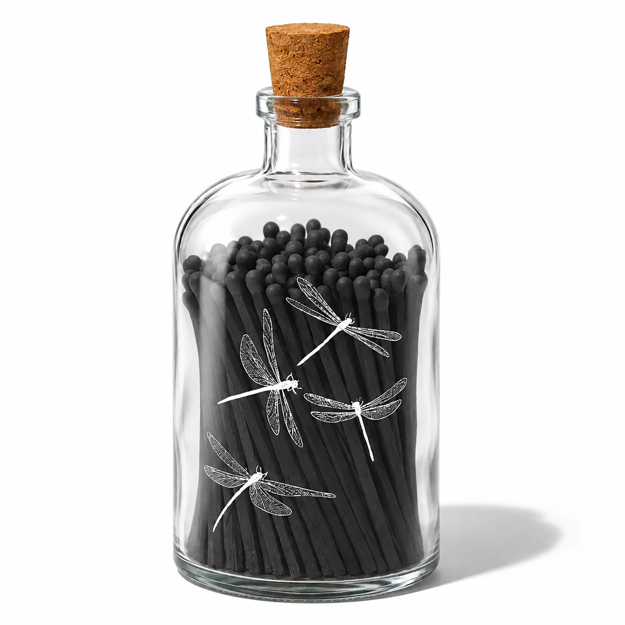 Dragonfly Apothecary Match Bottle