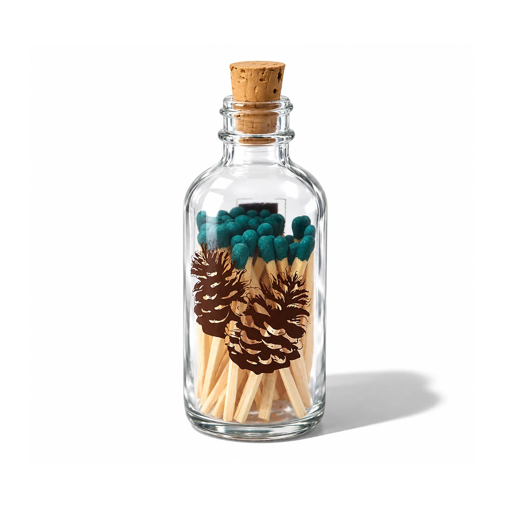 Pine Cone Mini Apothecary Match Bottle
