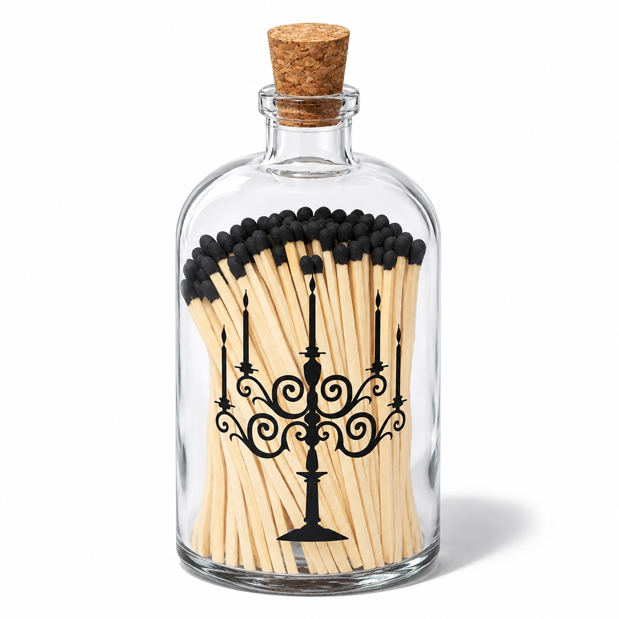 Apothecary Match Bottle, Candelabra