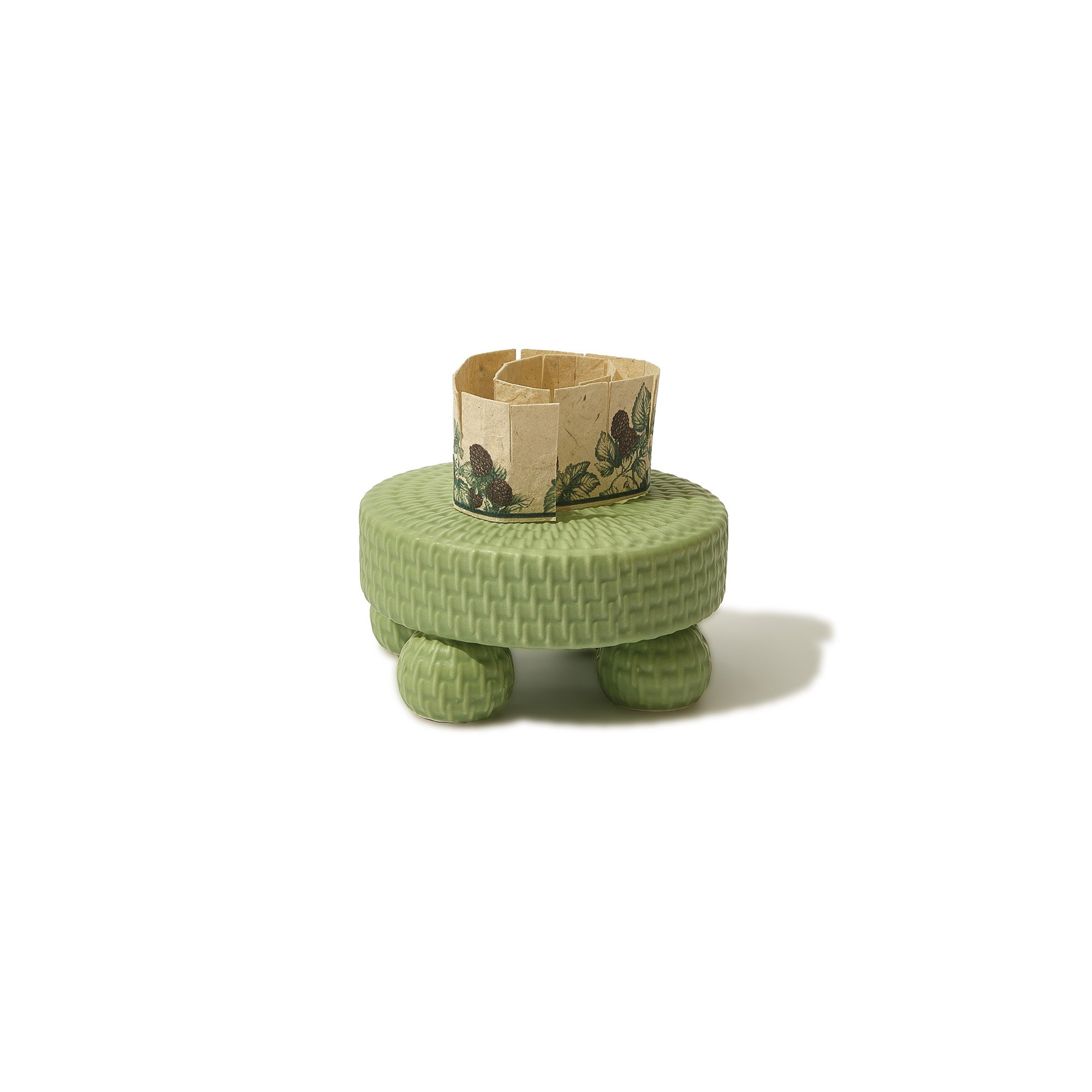 Wild Mint & Berries Verdant Incense Paper with Burner