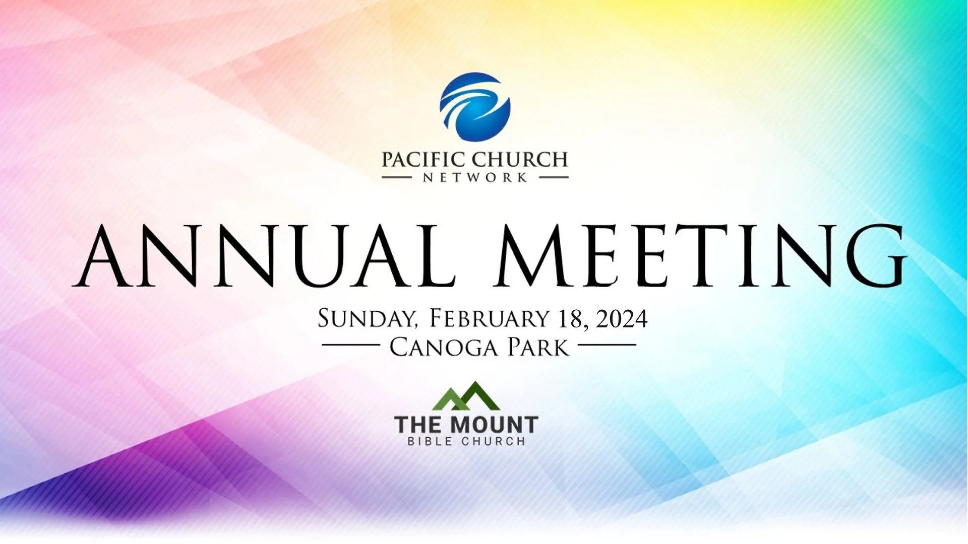 Church annual meeting