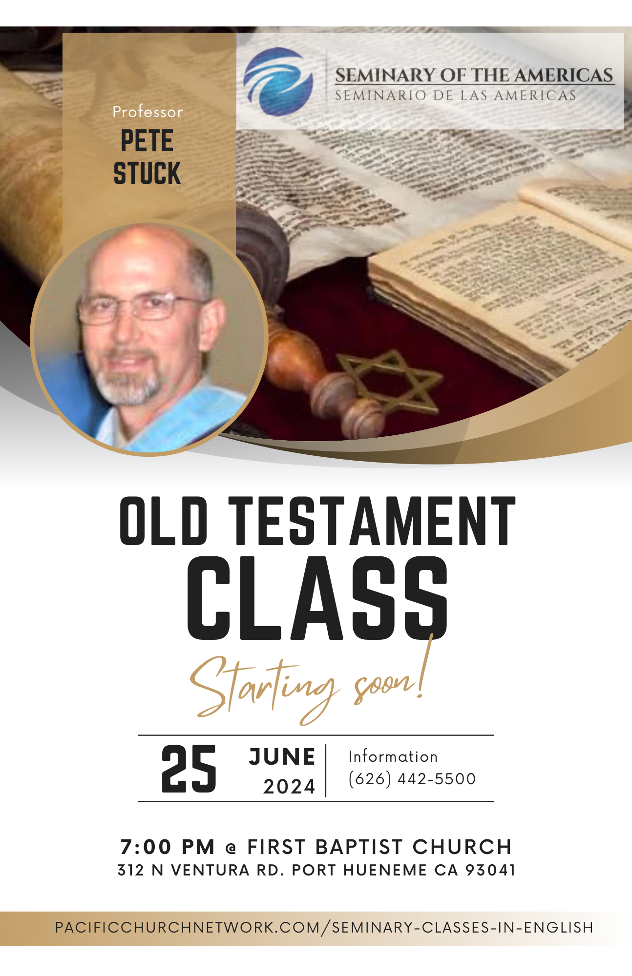 Seminary Classes in English 2024 — Pacific Church Network