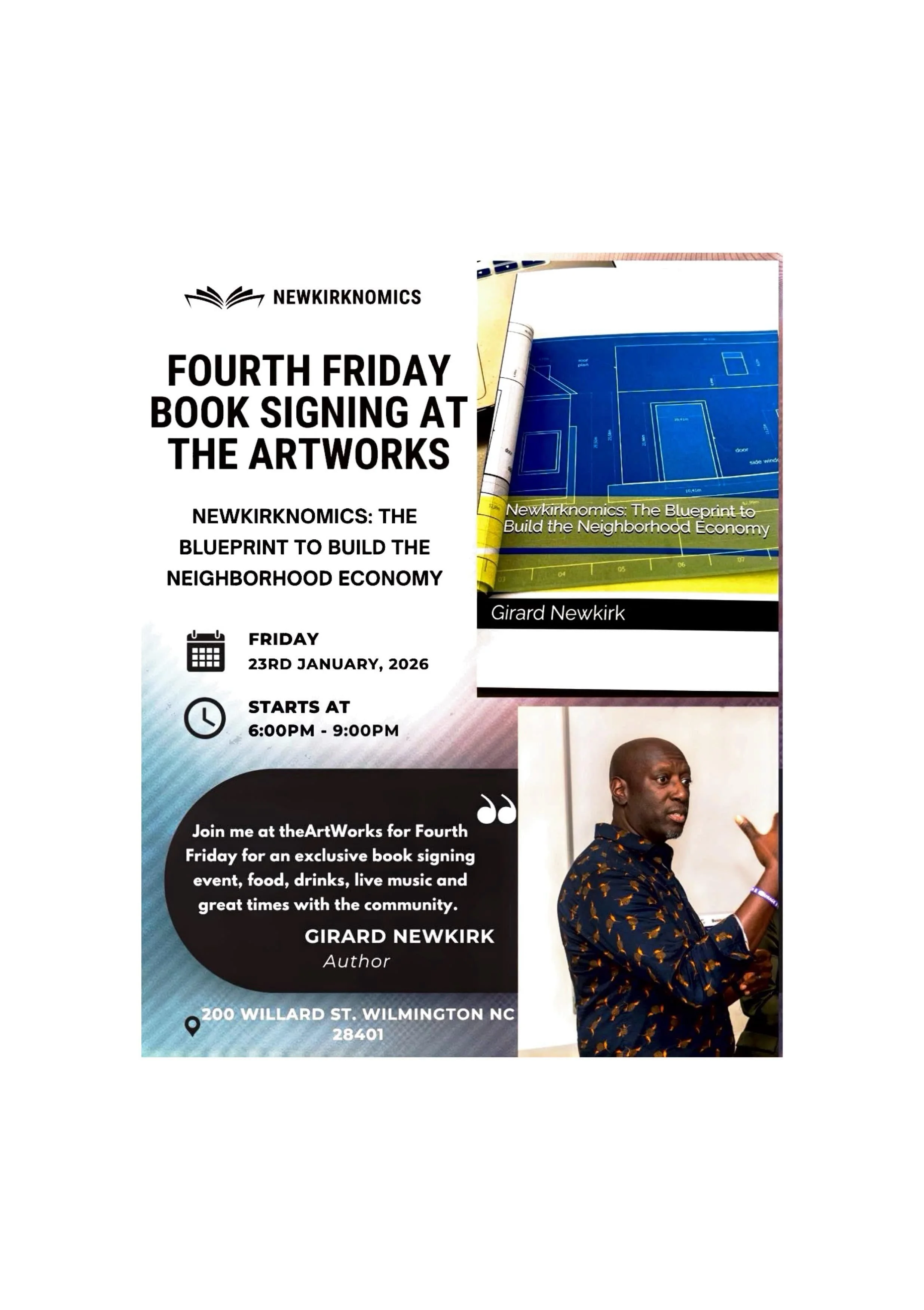 Girard Newkirk Inaugural Book Signing