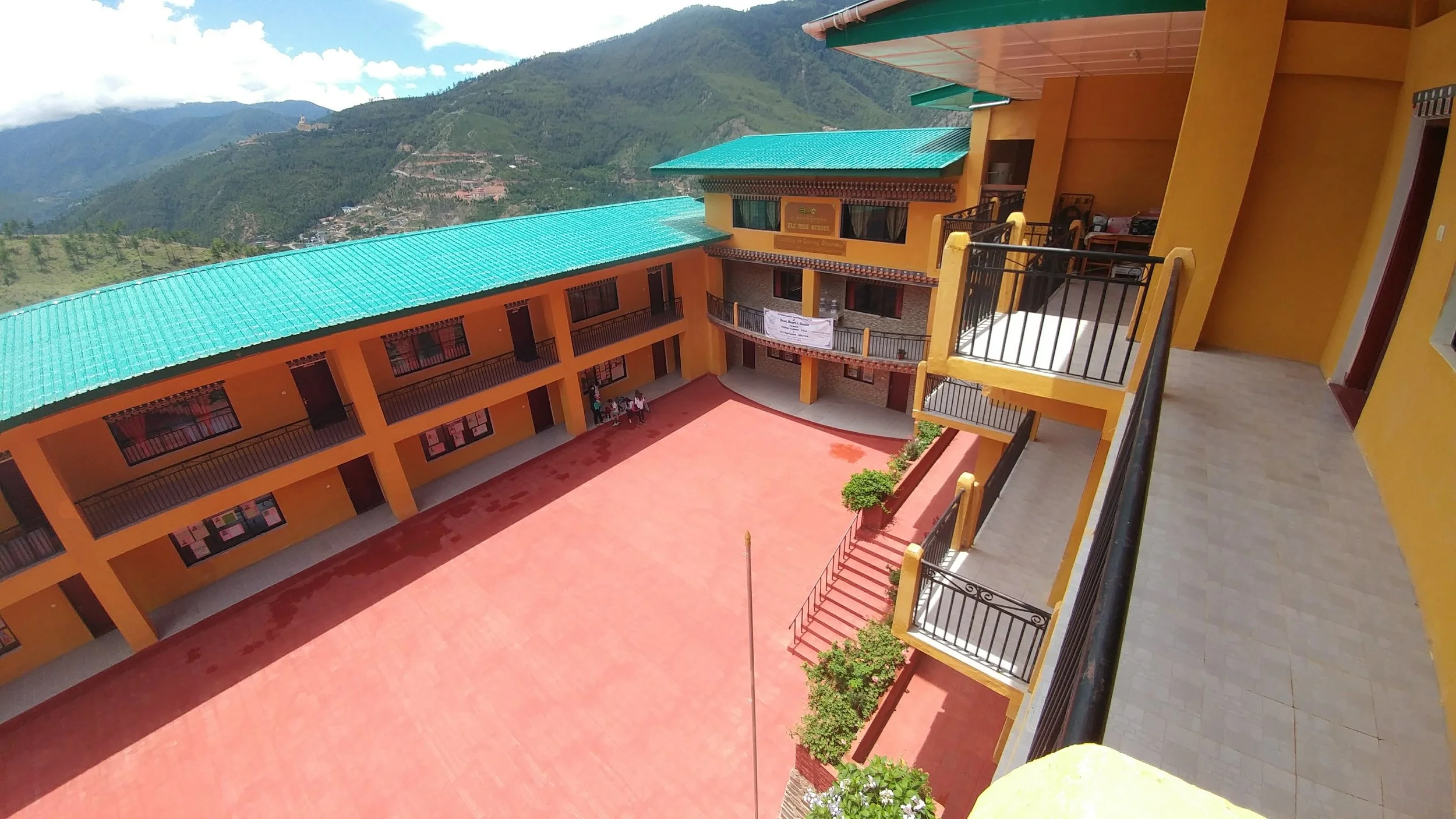 "ELC" stands for "Educating for Lifelong Citizenship." Since Saturday, we have been staying on this beautiful campus in the hills above the capital city, Thimphu. We are hosted by the amazing Mme. Deki and her wonderful staff.