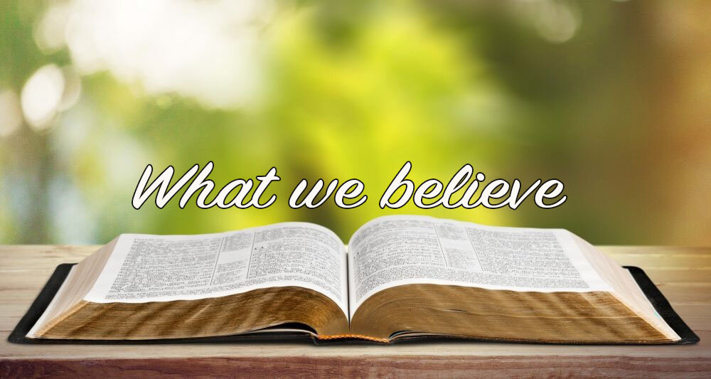 WHAT WE BELIEVE — Hope Church