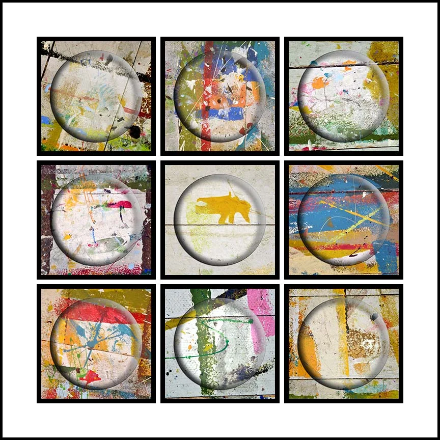 GRID #1 COLORED BACKGROUND ABOVENUMBERED LEFT TO RIGHT: 52, 49, 17 (TOP ROW). 18, 53, 25 (MIDDLE ROW). 22, 4, 24 (BOTTOM ROW)