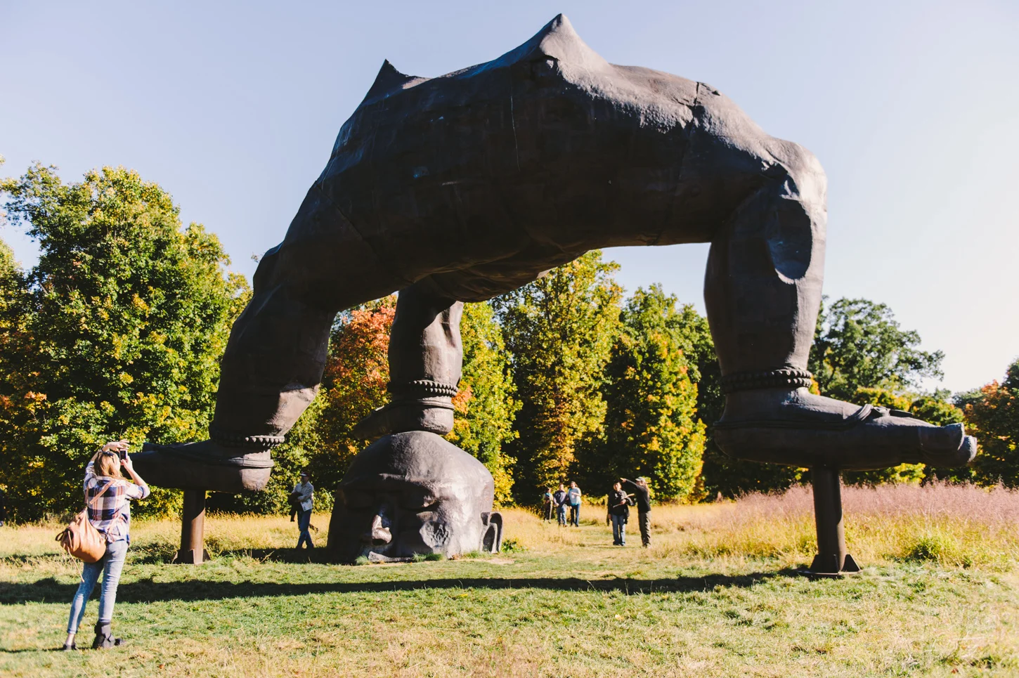 Three Legged Buddha by Zhang Huan