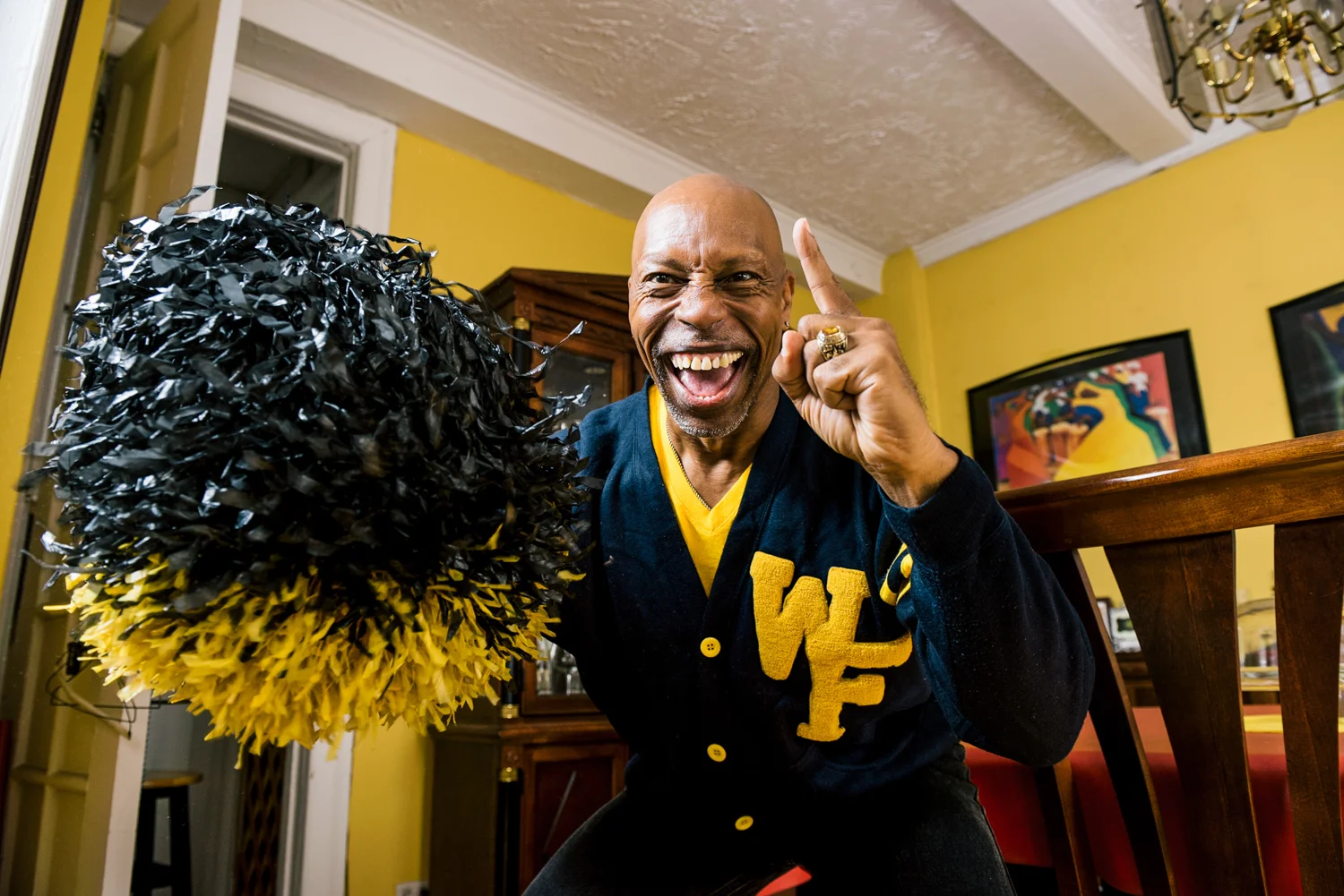 Many call Jeff the original WFU mascot, and it's clear he hasn't lost a step.