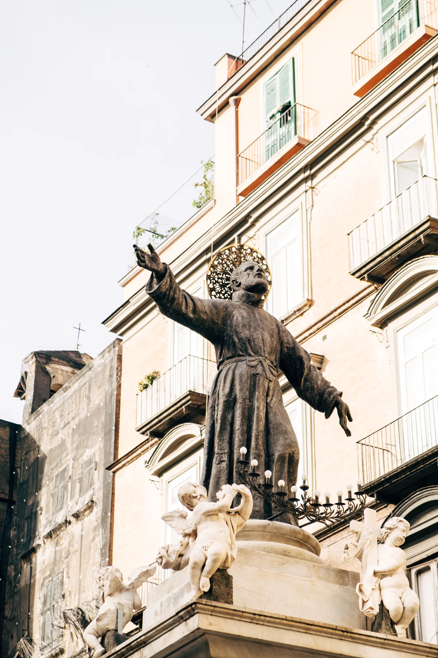 Statue of San Gaetano, one of the patron saints of Naples