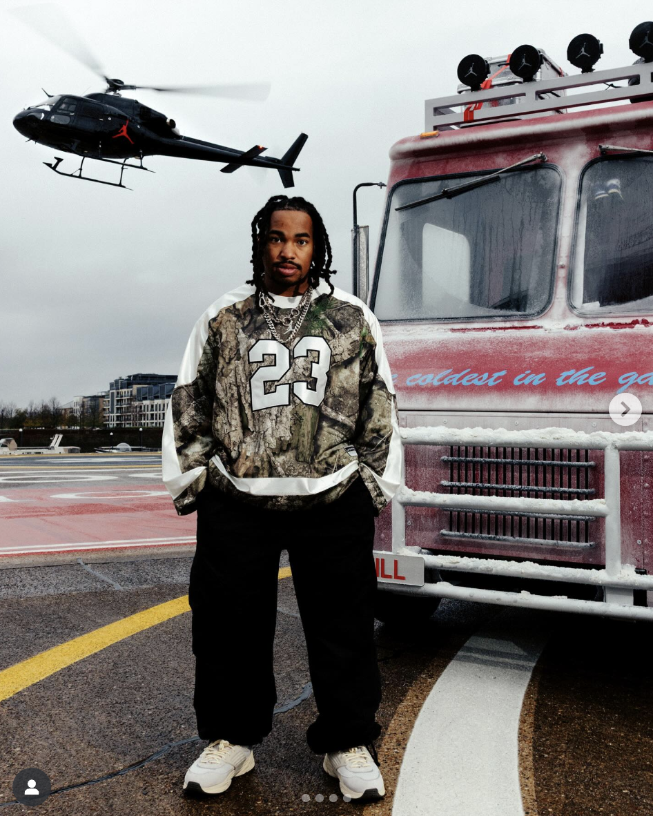 ZEB POWELL WEARING MY HO25 HOCKEY JERSEY