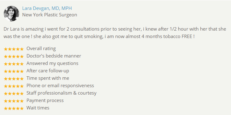 Verified review of Dr. Devgan from RealSelf.com.