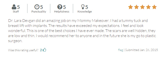 Verified review of Dr. Devgan from RateMDs.com.