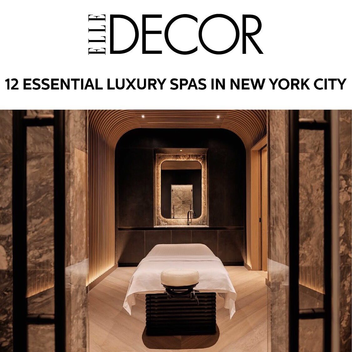 Indulge in the Ultimate NYC Luxury Spa Experience at The Spa by @equinoxhotels 

Experience inner and outer body excellence: &ldquo;Its high-tech menu boasts treatments like the Gold Collagen facial, which was developed with celeb plastic surgeon Lar