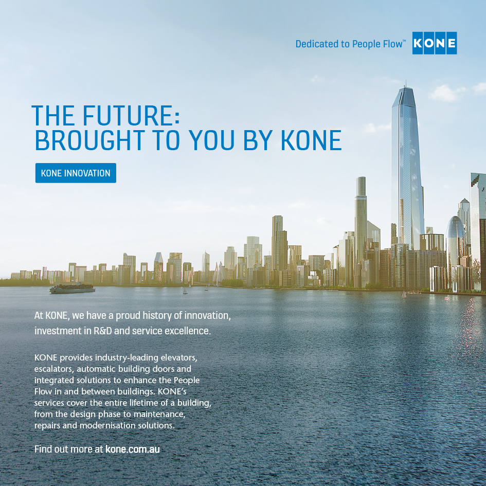 Magazine Ad for KONE