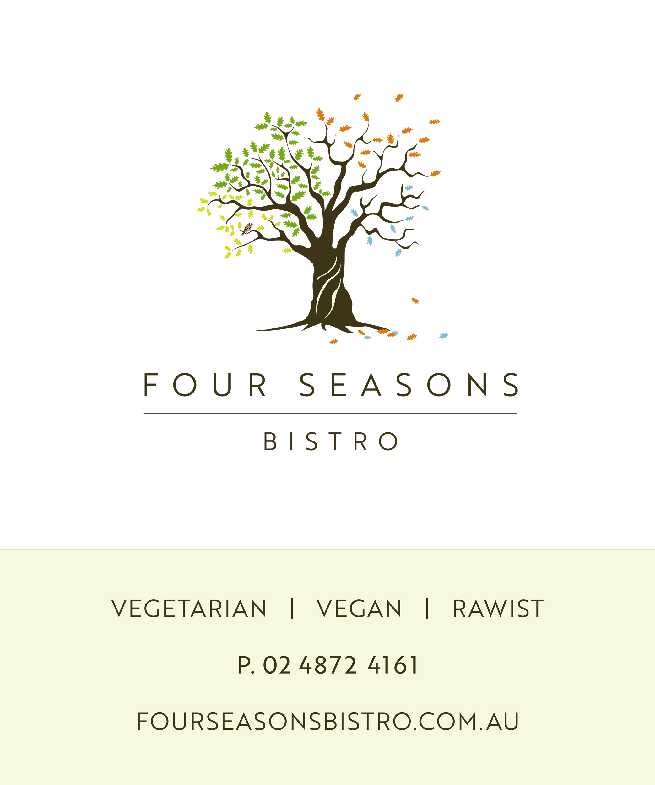 Window Sign for Four Seasons Bistro