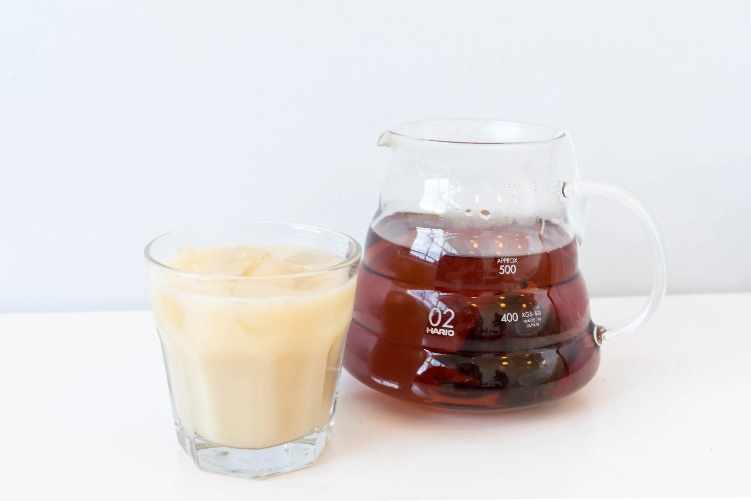 My own suggestion is an Earl Grey Tea over ice with honey and soy milk. It is a really refreshing creamy beverage with a very unique flavor. I drink it every day, even in the winter. It is a good option for our non-coffee drinkers out there. If Earl Grey isn’t the tea for you, try any of our available hot teas over ice.