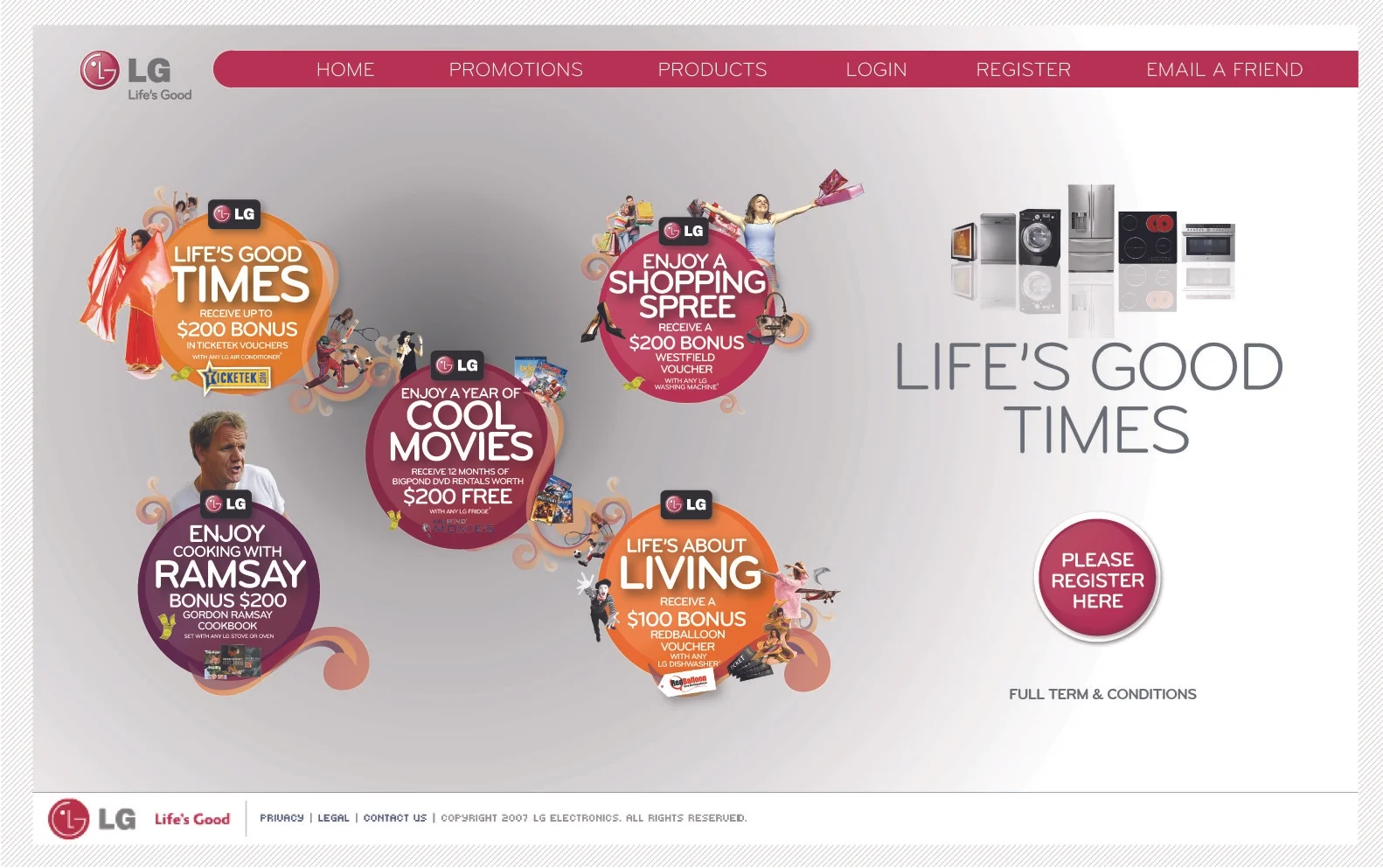 LG Promotion Web Hub
